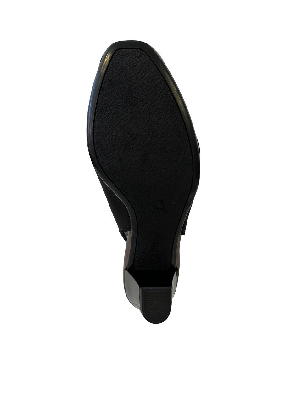 Schmuckstein-Verzierung dekorativer Sandalette schwarz mit Ara