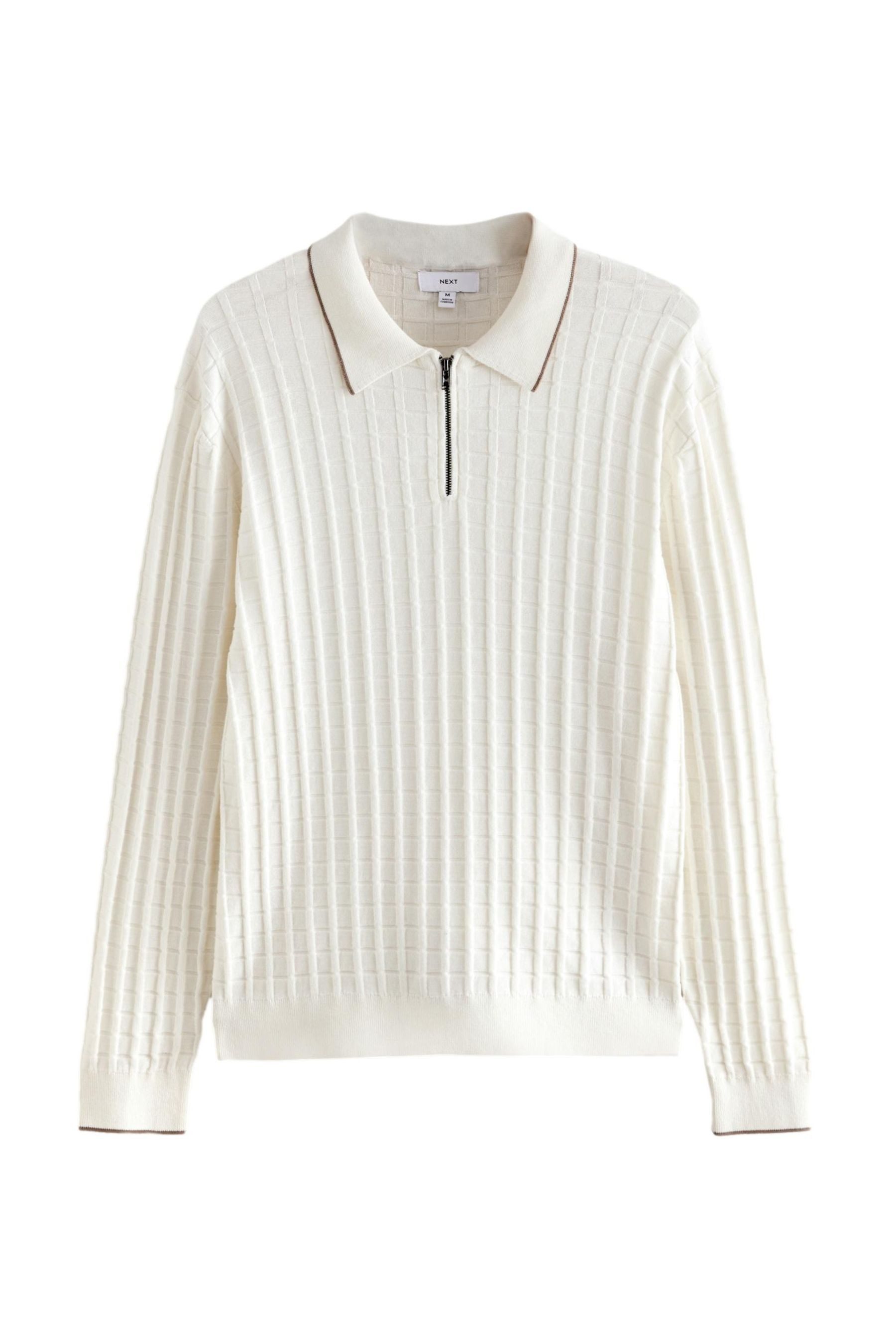 Next Langarm-Poloshirt Kurzarm-Poloshirt mit 1/4-RV Regular Fit (1-tlg)