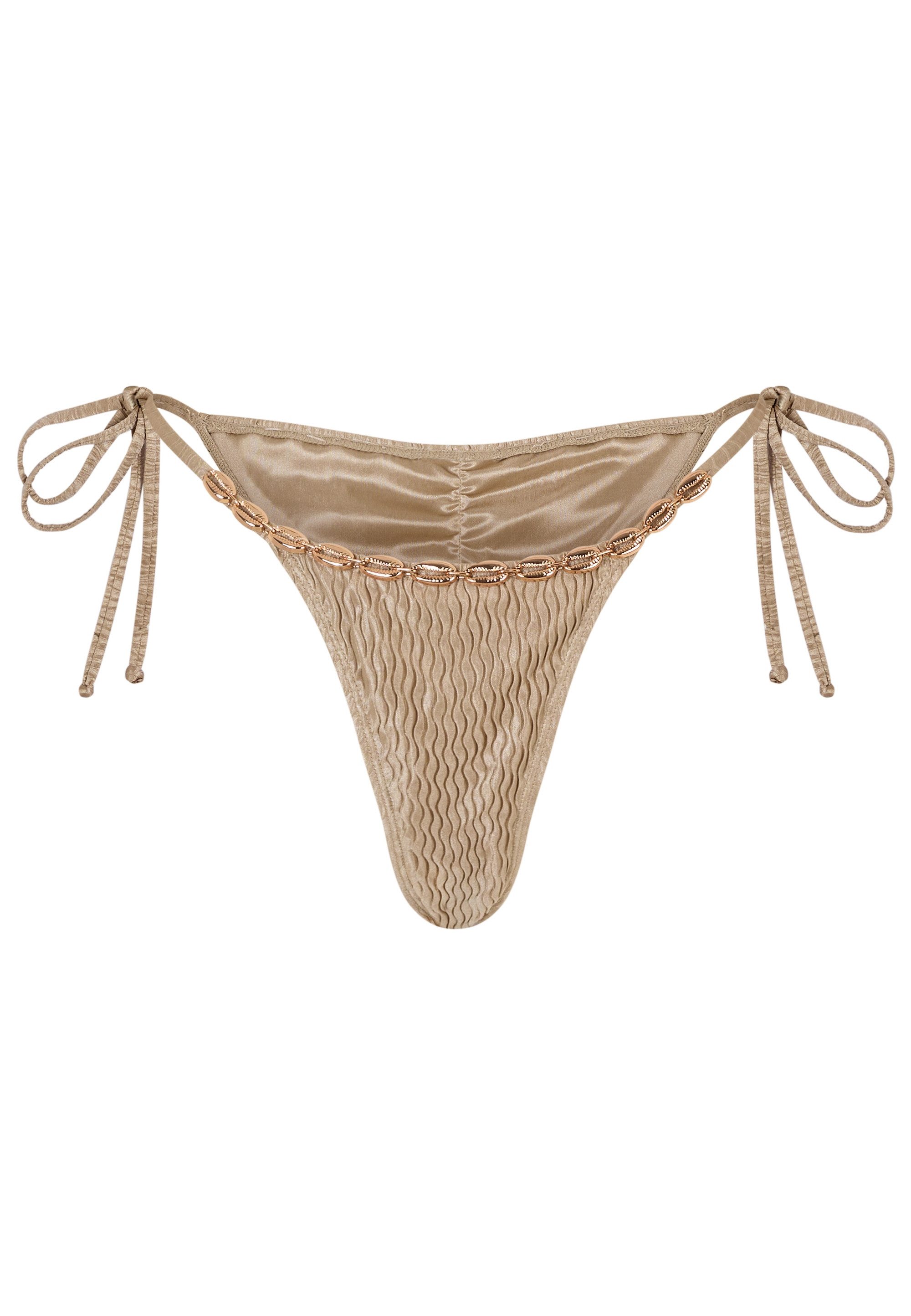 Moda Minx Bikini-Hose Gold Shells Trim günstig online kaufen