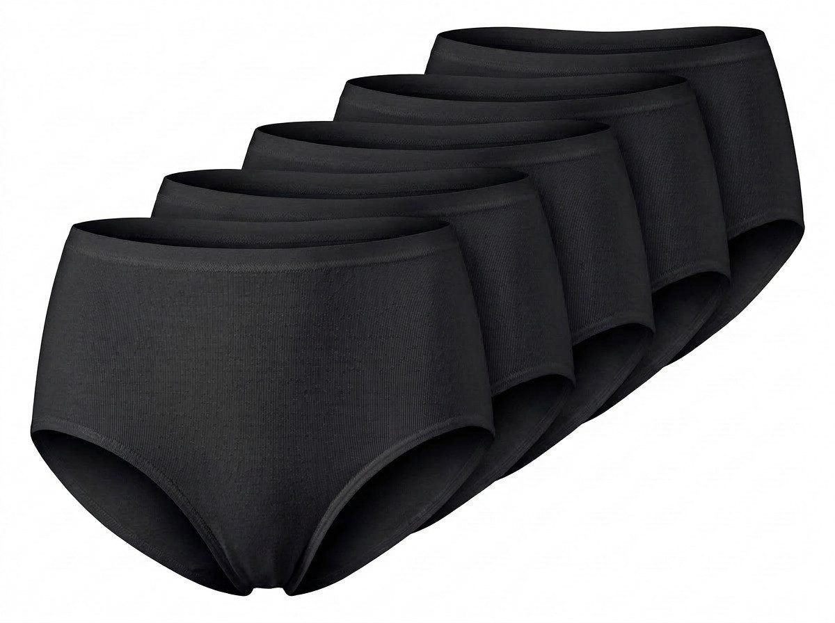 Pompadour Slip mit flachen Nähten, ohne Seitennähte im 5er Pack