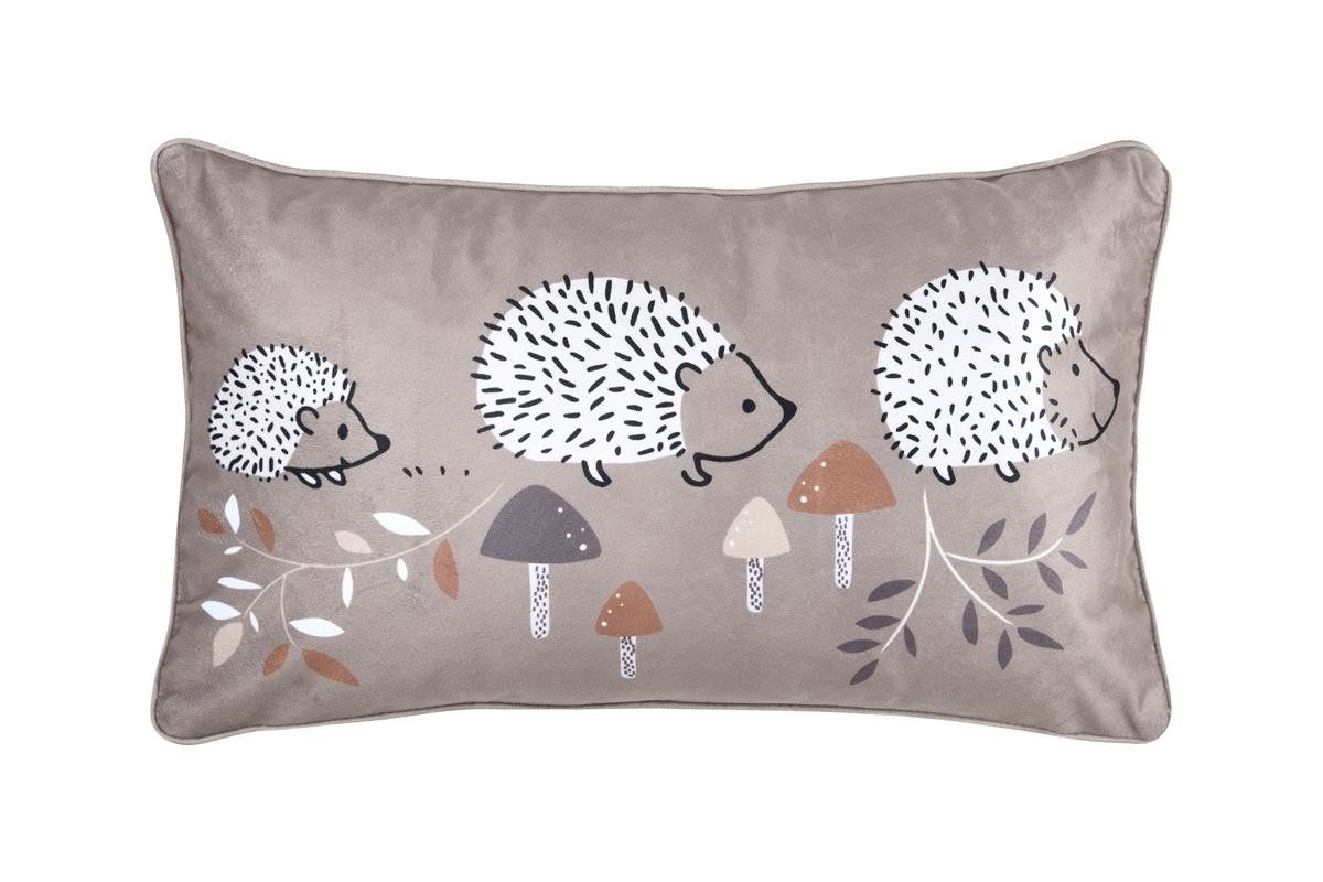 STOF Dekokissen Kinderkissen Igel GABIN, 50 x 30 cm