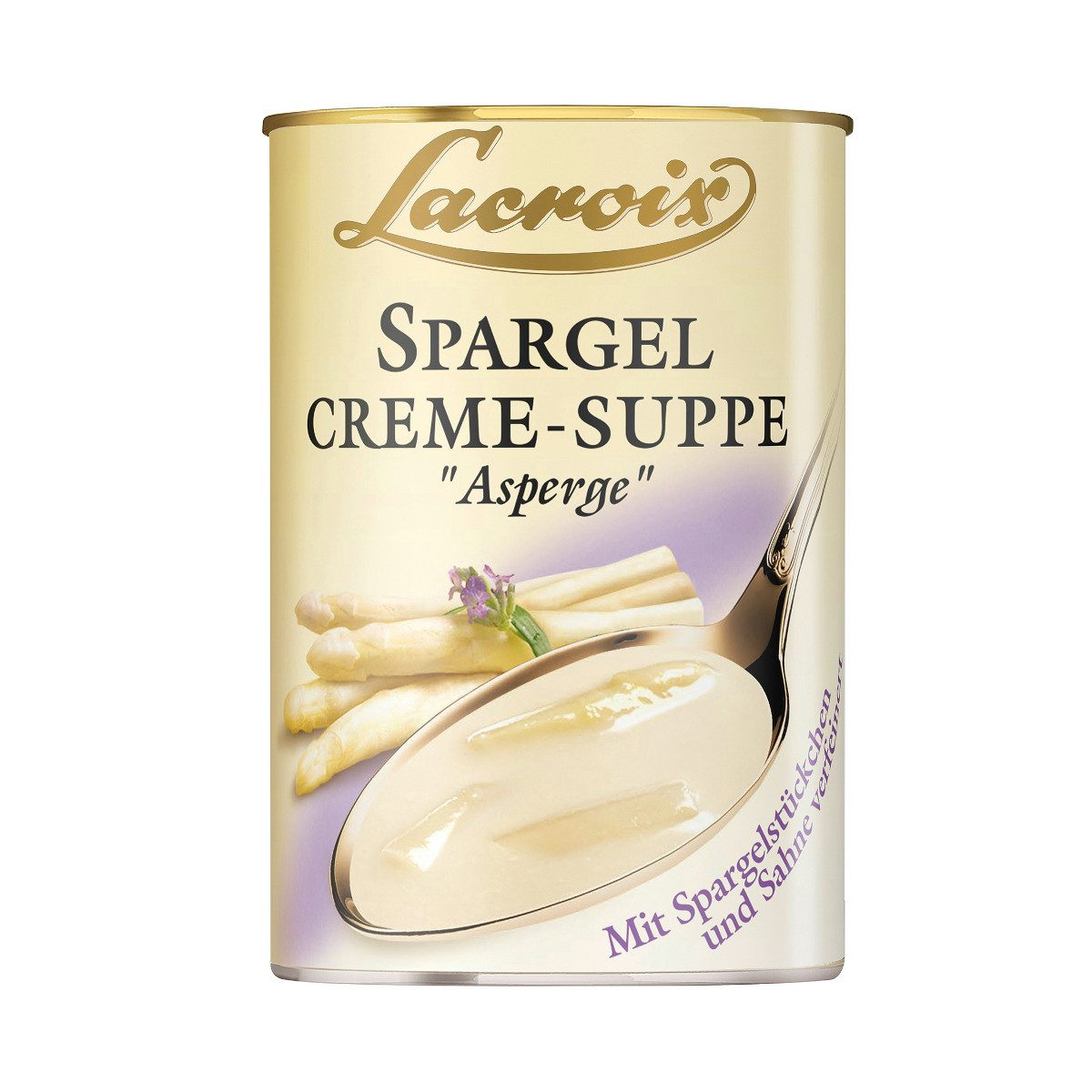 Lacroix Fertiggericht, Lacroix Spargel Crème Suppe cremig mit Spargelstückchen 400 ml