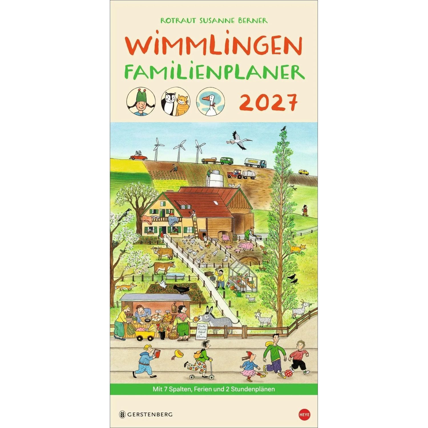 HEYE Wandkalender R.S. Berner Wimmlingen Mega-Familienplaner 2027