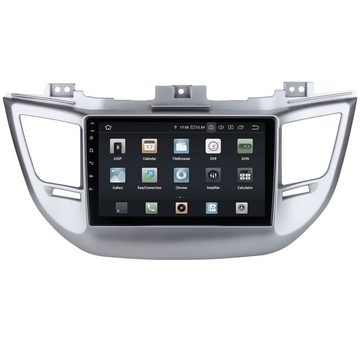 TAFFIO Für HYUNDAI TUCSON 2015 - 2018 9"Touchscreen Android Autoradio CarPlay Einbau-Navigationsgerät