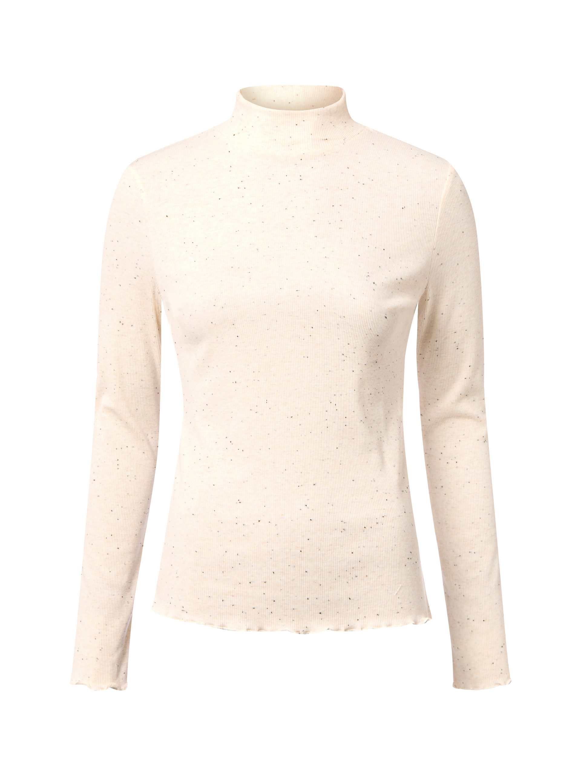 Langarmshirt SUHANNA CURLY Slim Fit aus elastischem Jersey