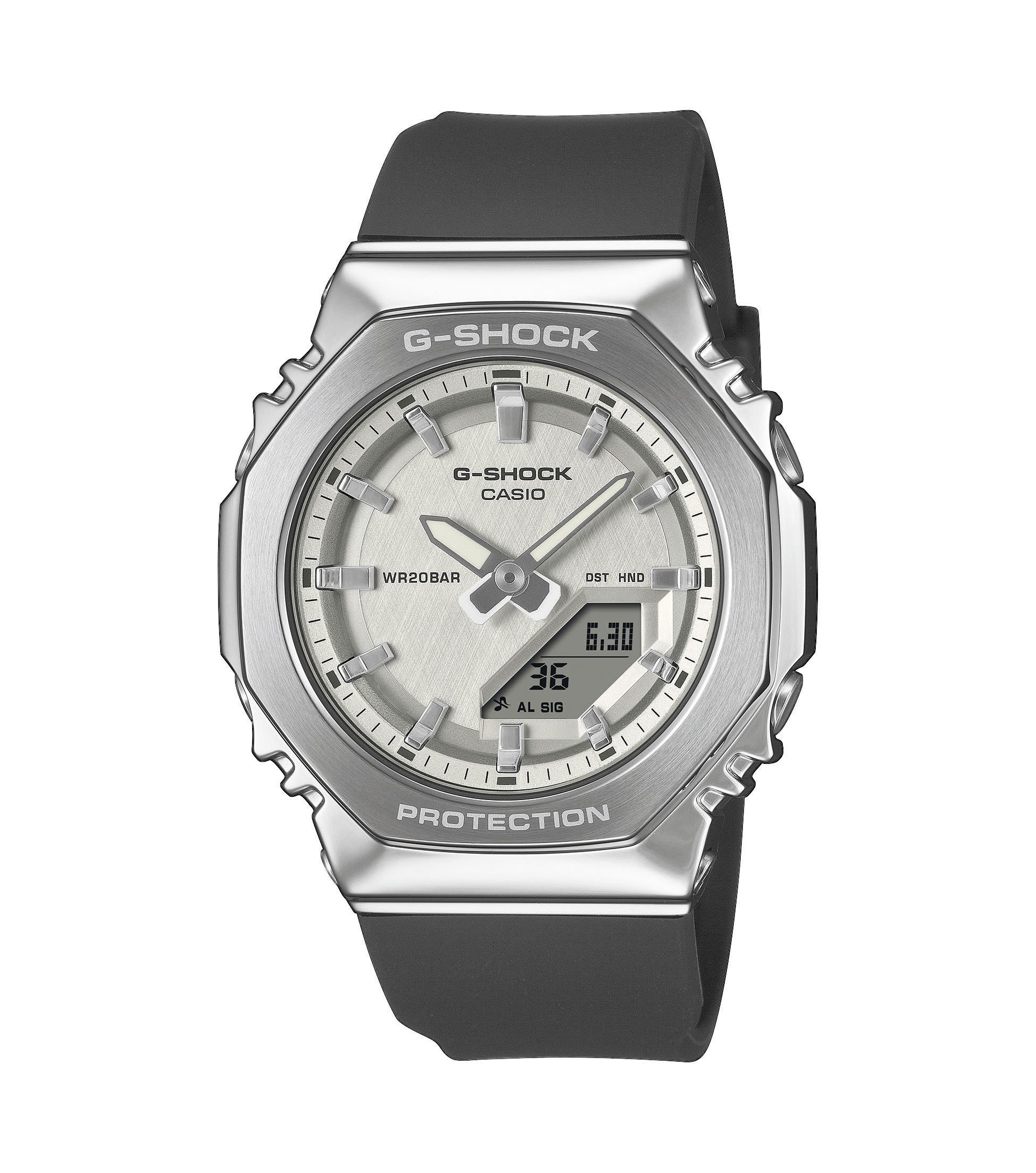 CASIO G-SHOCK Chronograph GM-S2110-1A7ER, Quarzuhr, Armbanduhr, Damenuhr, Herrenuhr, analog, digital