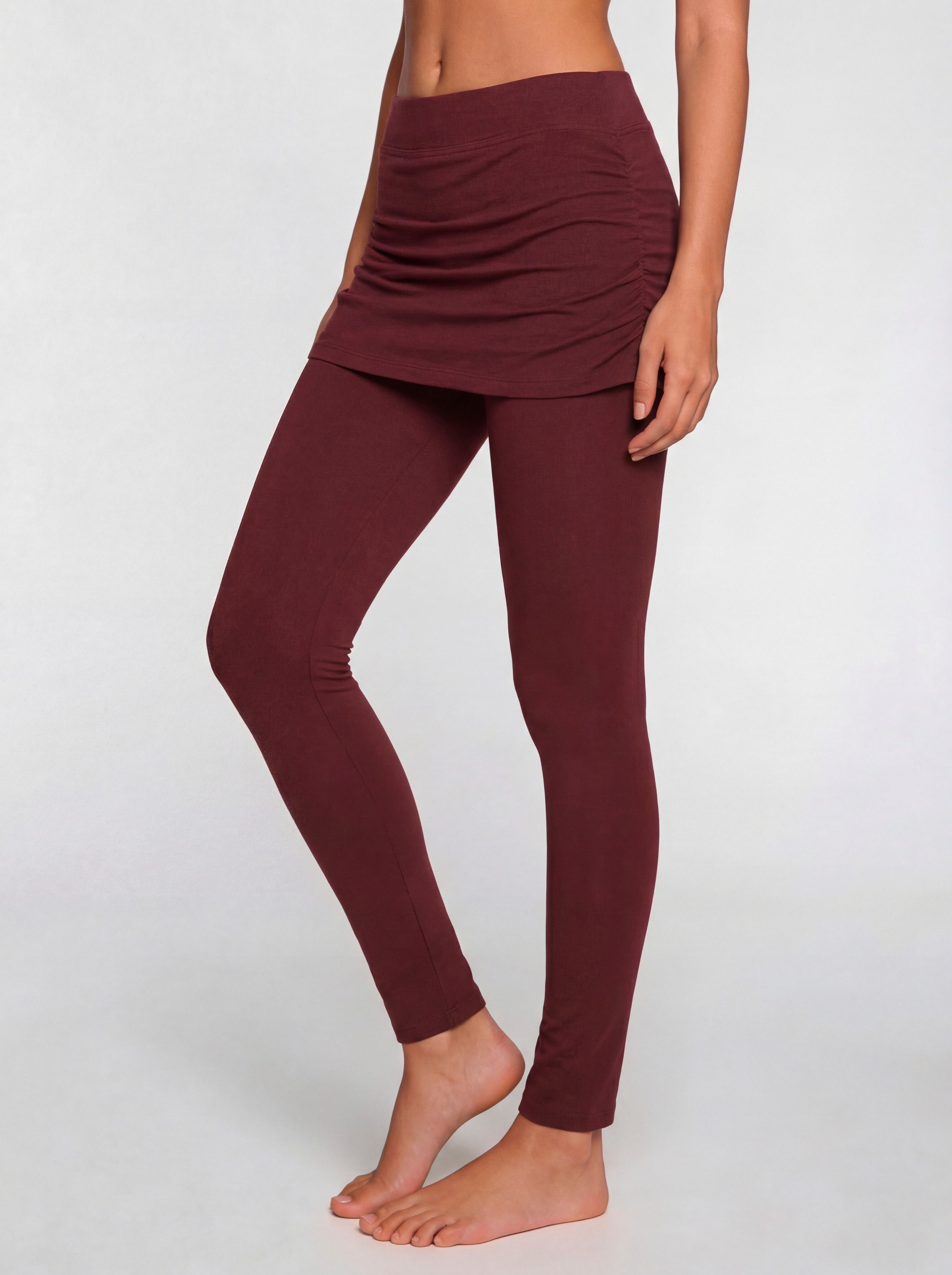 Vivance Active by Lascana Leggings mit angenähtem, seitlich gerafften Rock