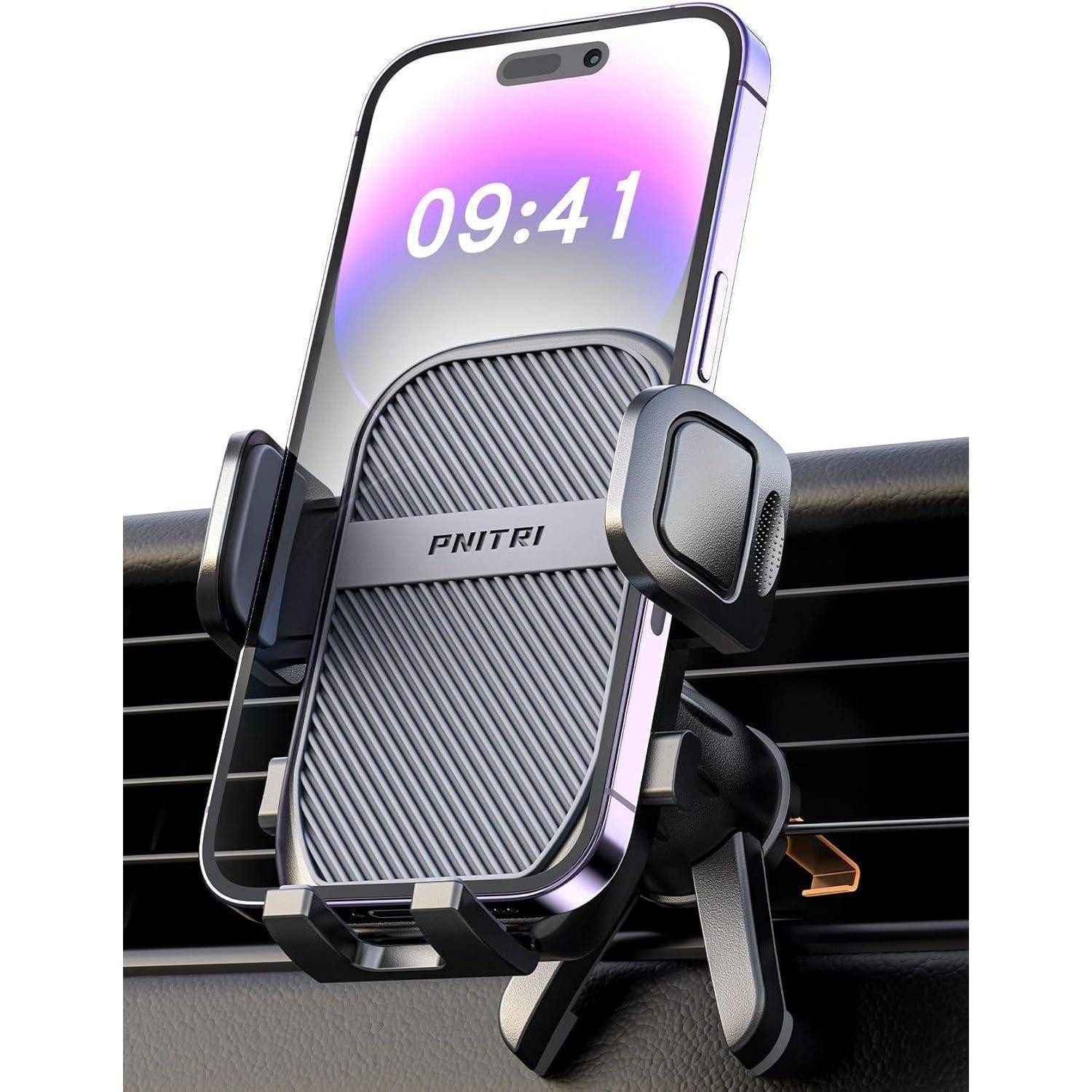 LuxusKollektion Kotflügelschoner Handyhalterung Auto Lüftung 360° Drehbar KFZ Halterung Hakenclip Beine