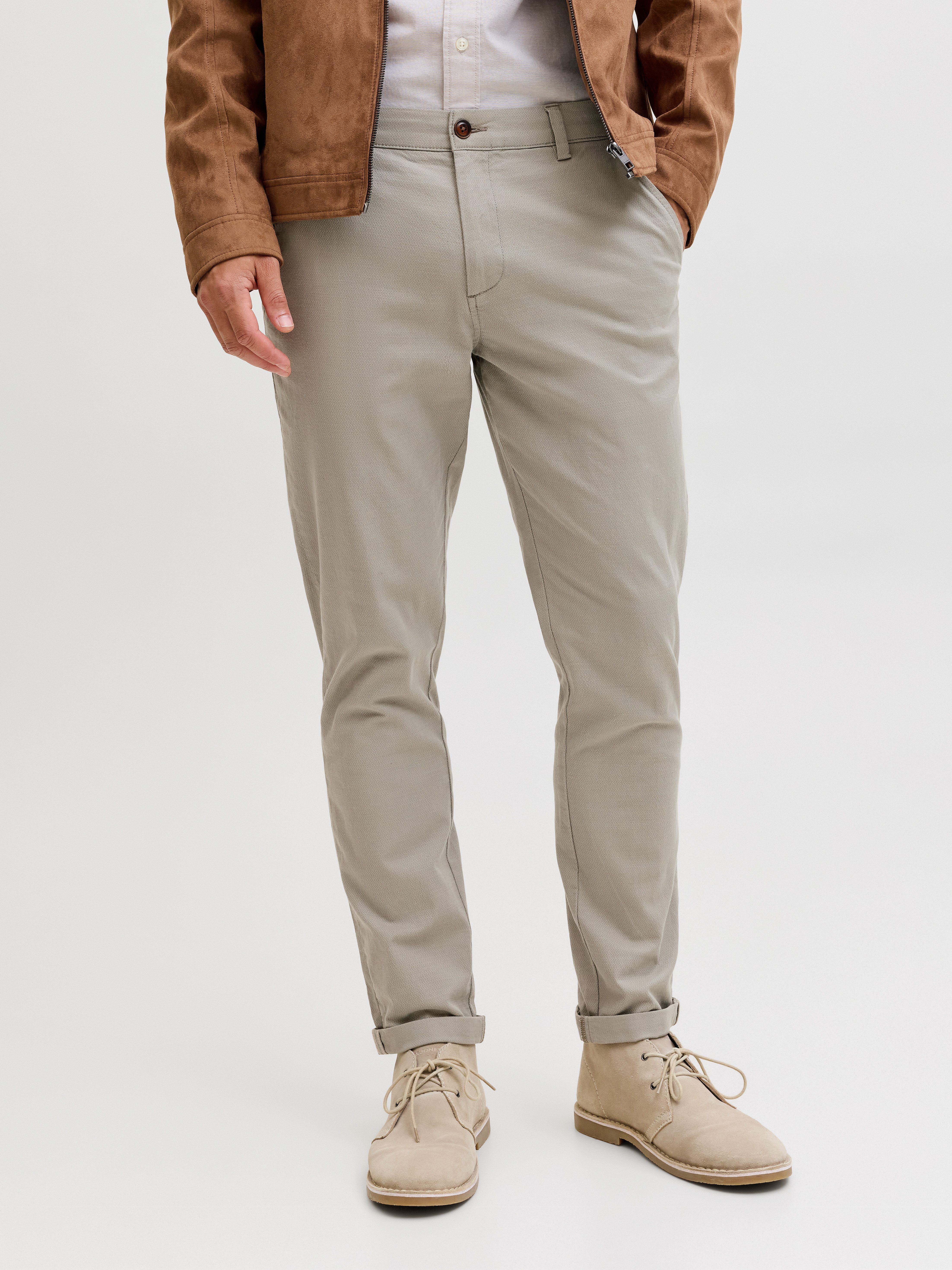 Jack & Jones Chinohose JPSTMARCO JJFURY AKM Baumwollmischung, slim fit
