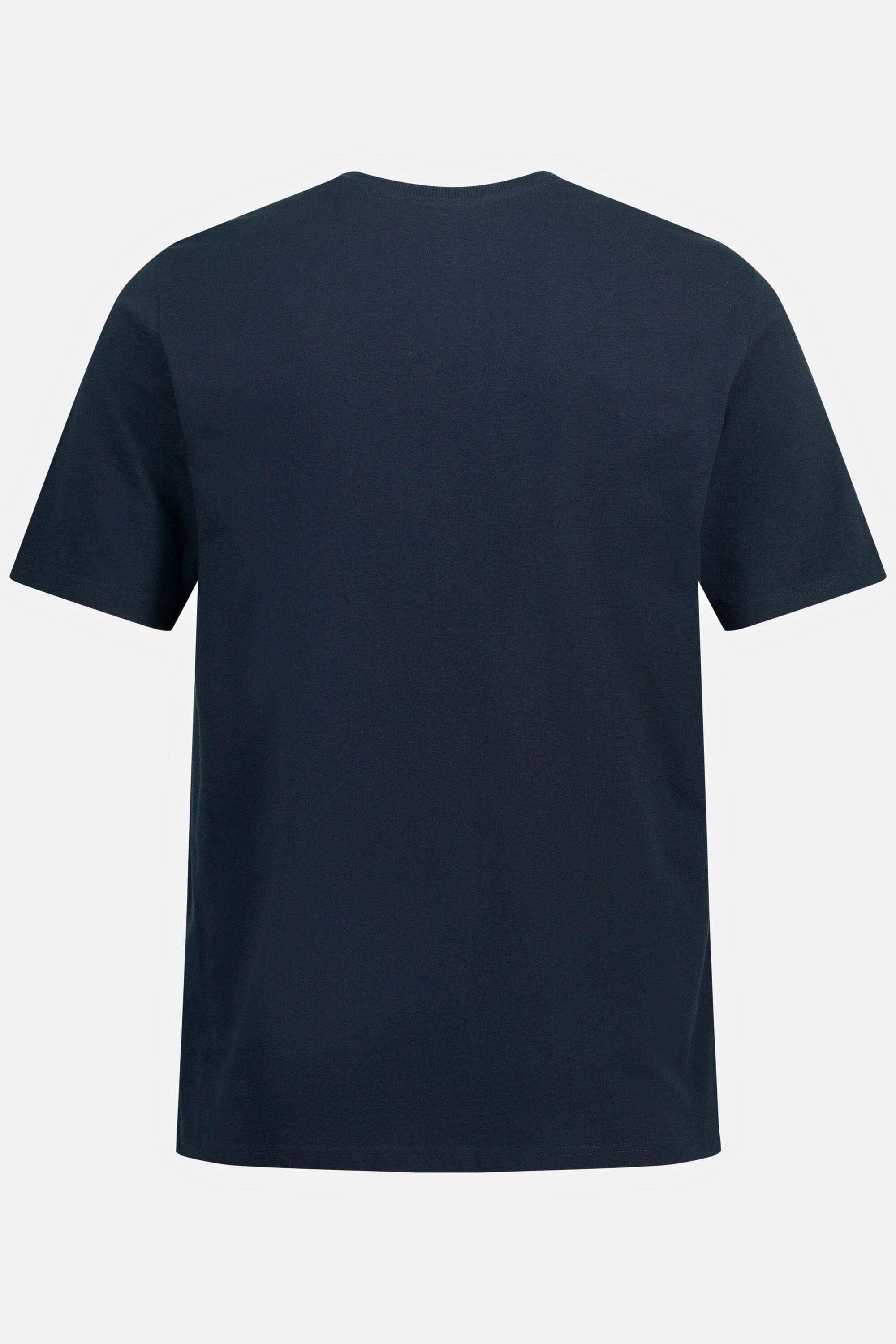 Brustprint JP1880 T-Shirt Halbarm Rundhals Henley