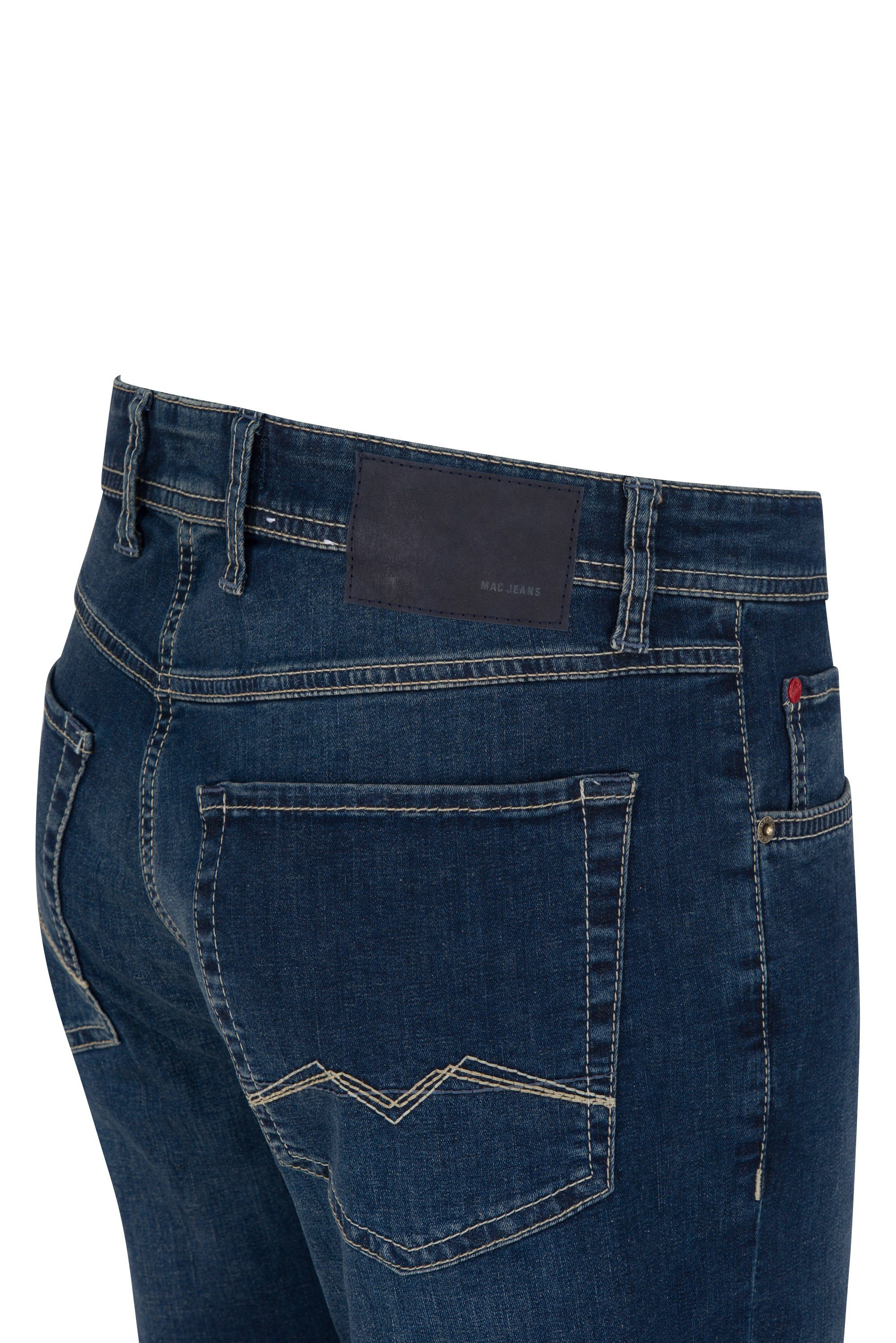 indigo MAC MAC wash 5-Pocket-Jeans ARNE authentic 0560-40-1792 dark H629 BERMUDA