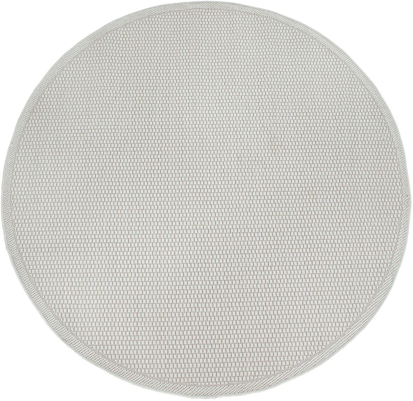 Paco Home Teppich "Timber 125" rund 4 mm Höhe Flachgewebe, Sisal Optik, In- günstig online kaufen