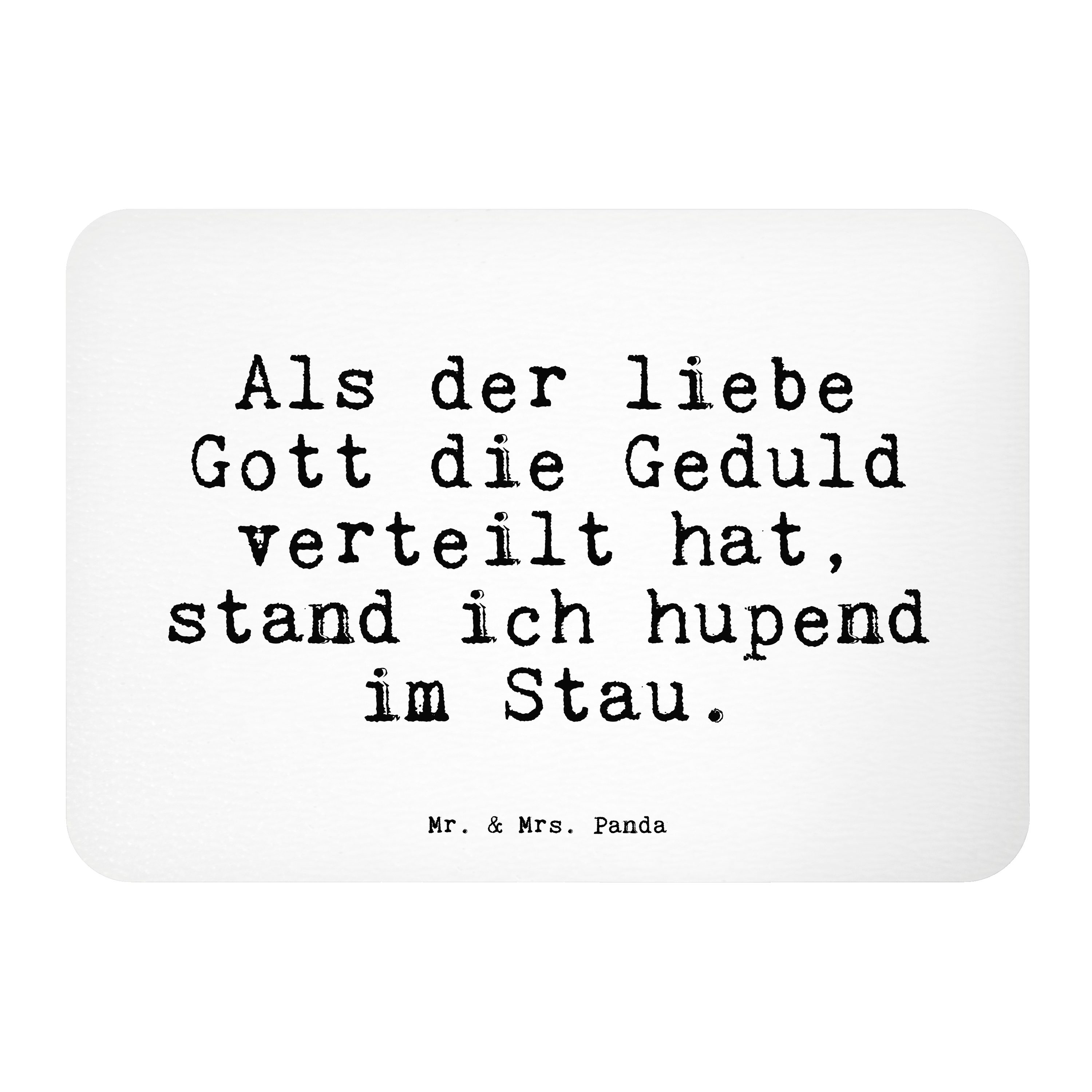 Mr. & Mrs. Panda Als der liebe Gott... Weiß Geschenk