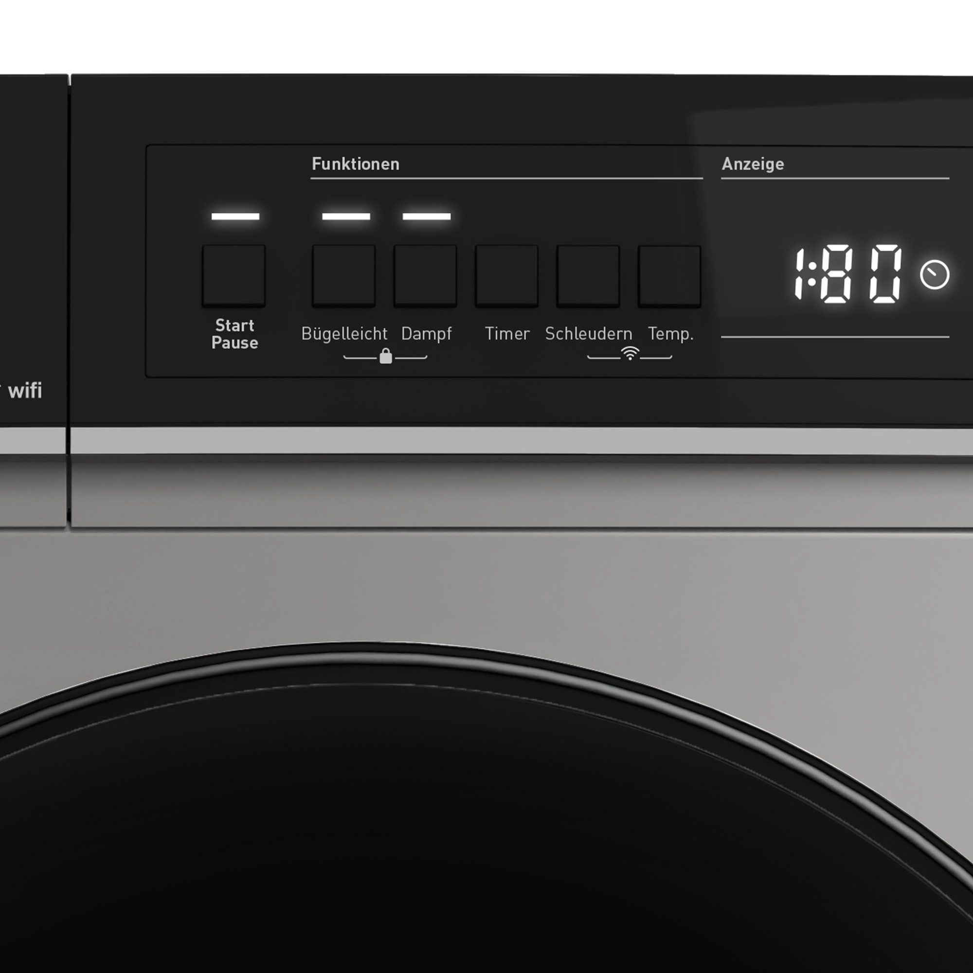 Sharp Waschmaschine ES-PRO814SA-DE, 8 kg, 1400 U/min, EcoLogic