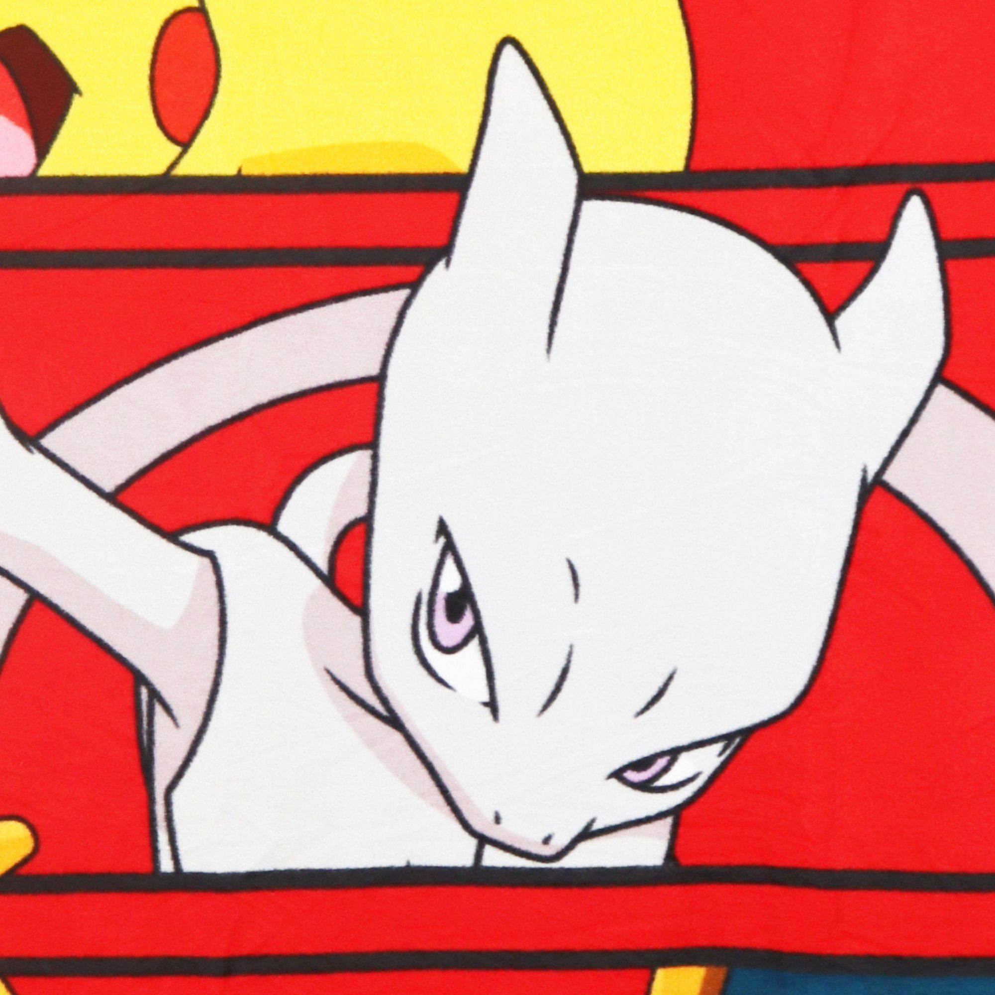 Wohndecke Pokemon Pikachu Mewtu Glurak Kinder Fleecedecke, POKÉMON, leichte Kuscheldecke Gr. 100x140 cm