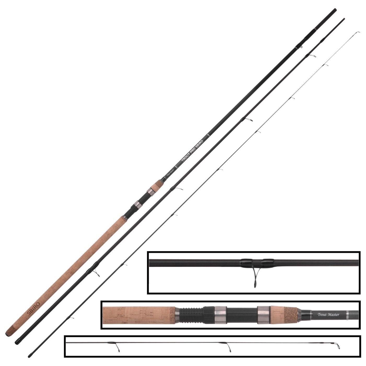 Trout Master Forellenrute Trout Master 3,90m Trout Pro Sbiro 40g - Sbirolinorute