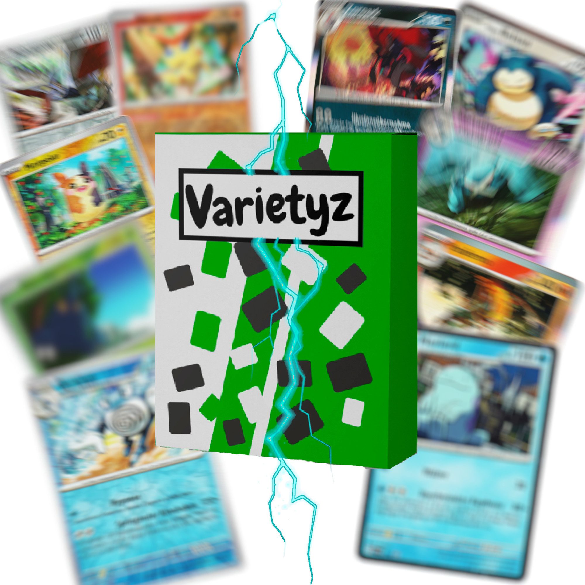 Varietyz Sammelkarte 50 verschiedene Pokemon Karten Deutsch Original Karten Set