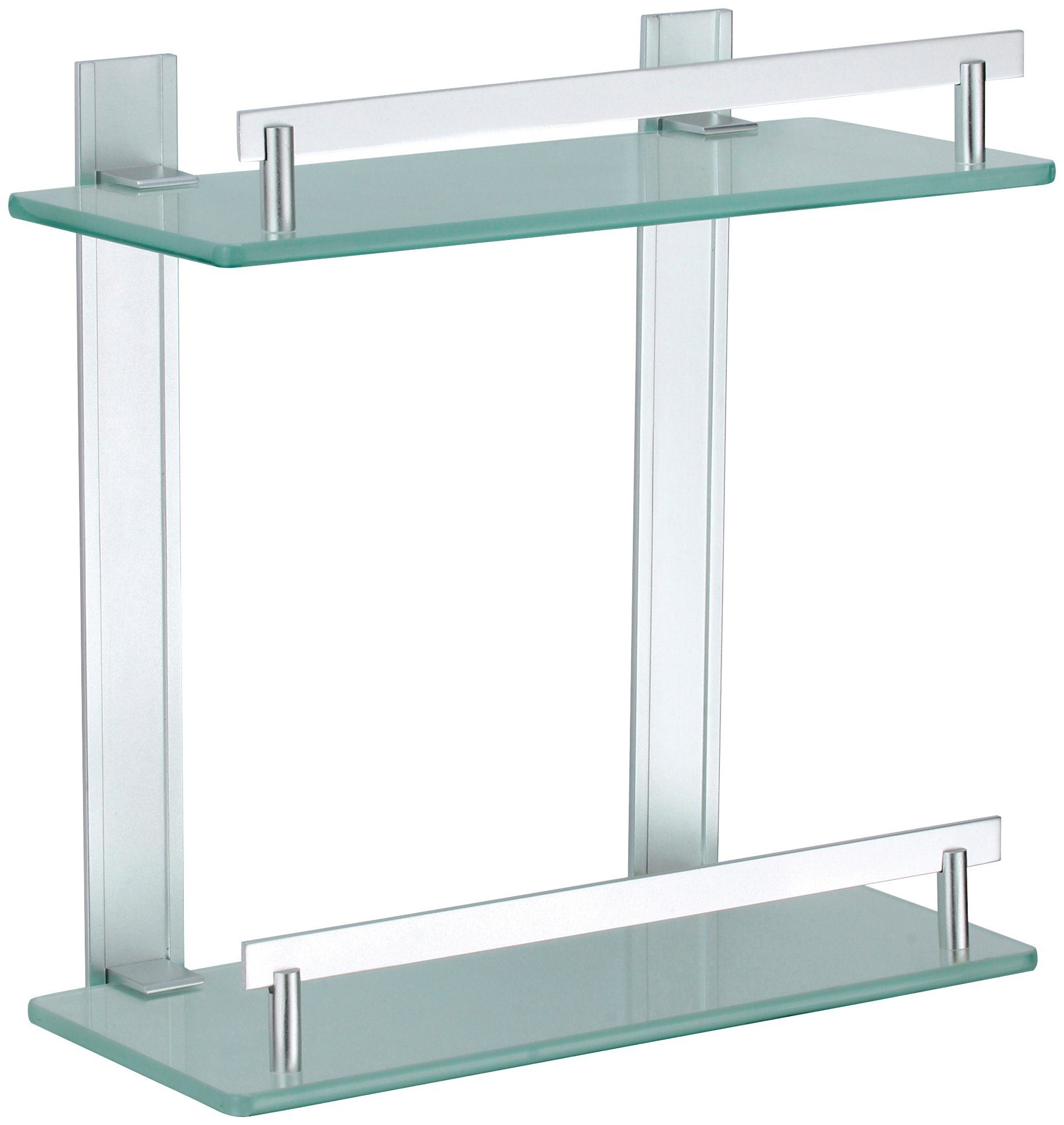 1/10,2 Cm Glasregal-Träger – Bronze, Mit Braunem Vinyl-Schutz, 25 Stück
