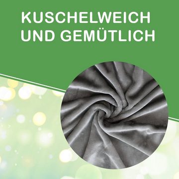 Wohndecke Ärmeldecke Deluxe - Kuscheldecke mit Ärmeln - Fußtasche und Taschen, DILUMA, Tragbare Couchdecke - Super Weich, Wärmend, Allergikergeeignet