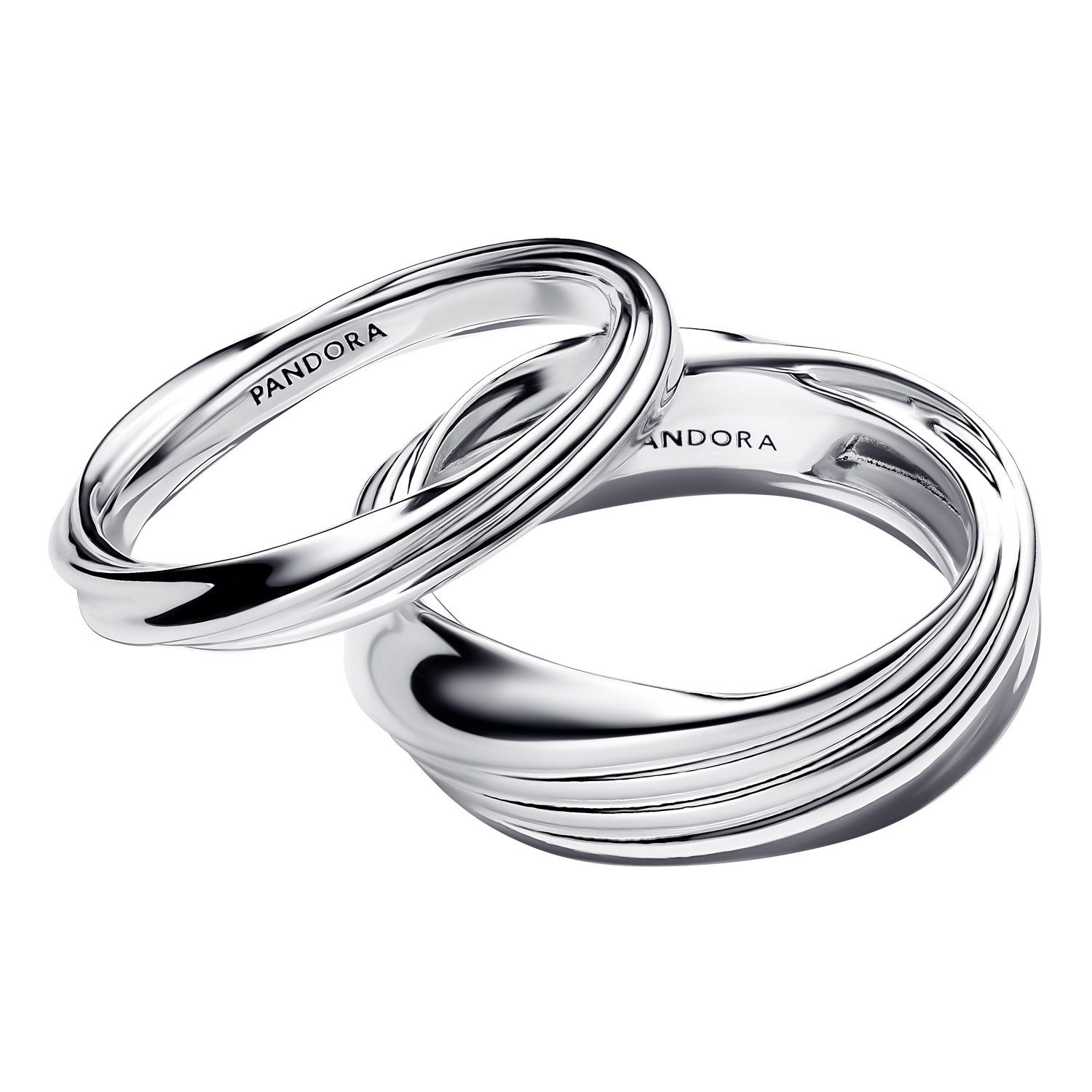 Pandora Silberring -Set für Gedreht Silber günstig online kaufen