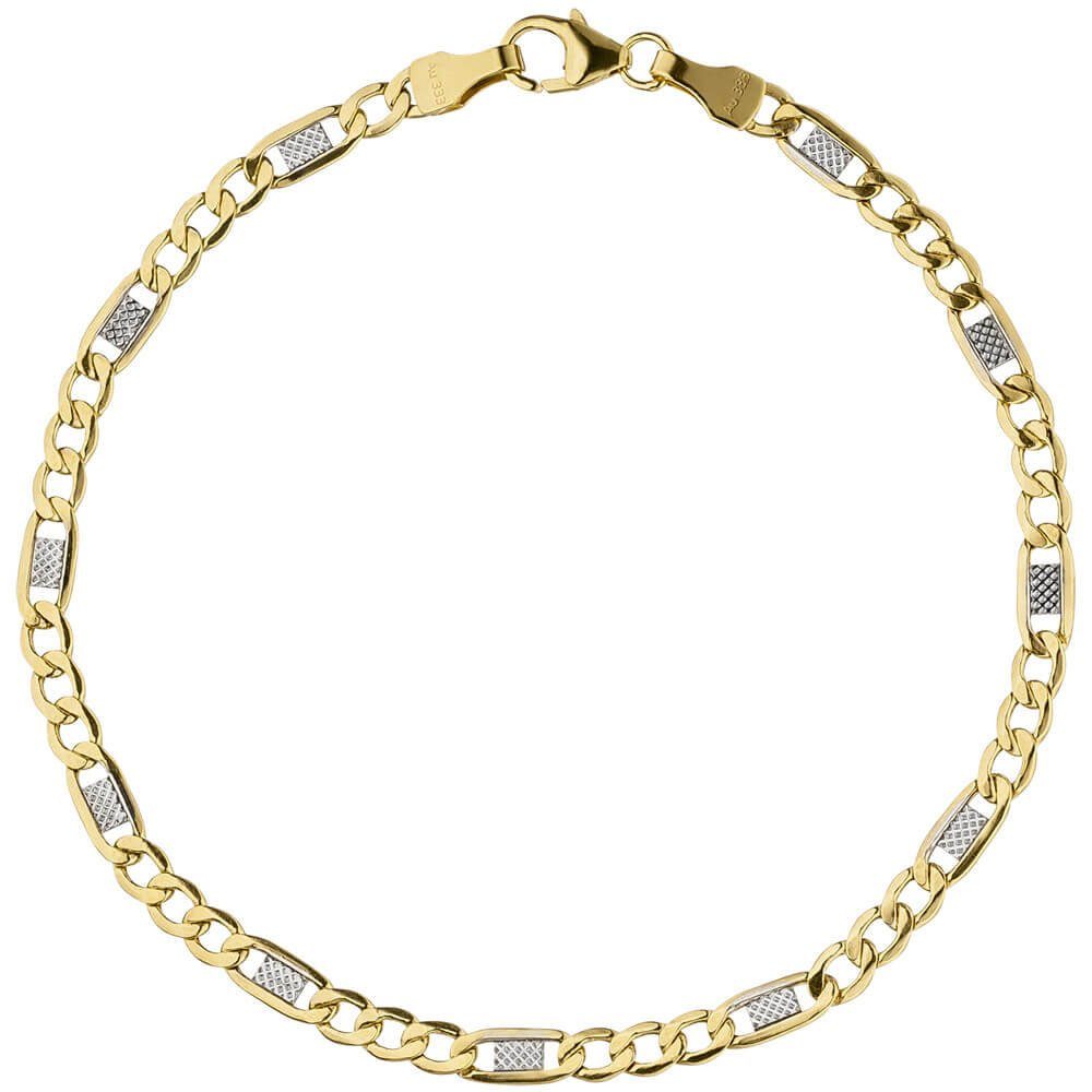 Schmuck Krone Goldarmband 3,7mm Steg-Panzerarmband aus günstig online kaufen