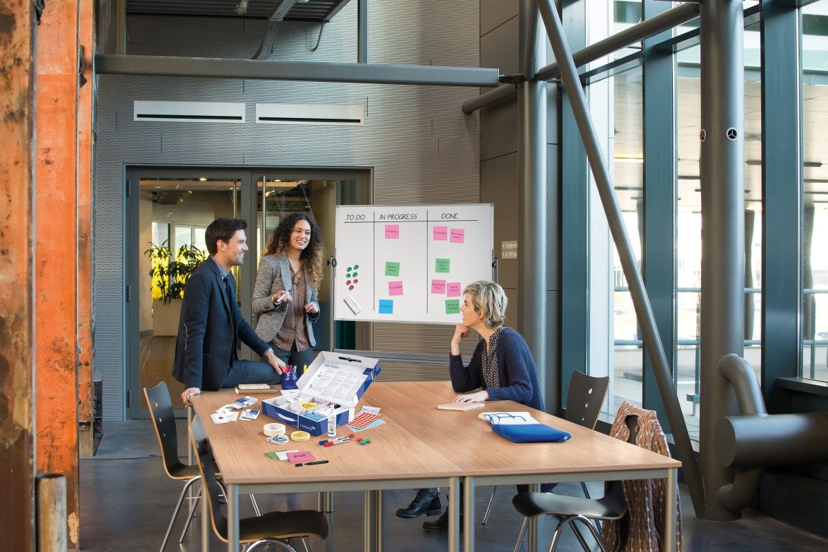 LEGAMASTER Moderationskoffer Agile Toolbox perfekt für alle Scrum-Meetings