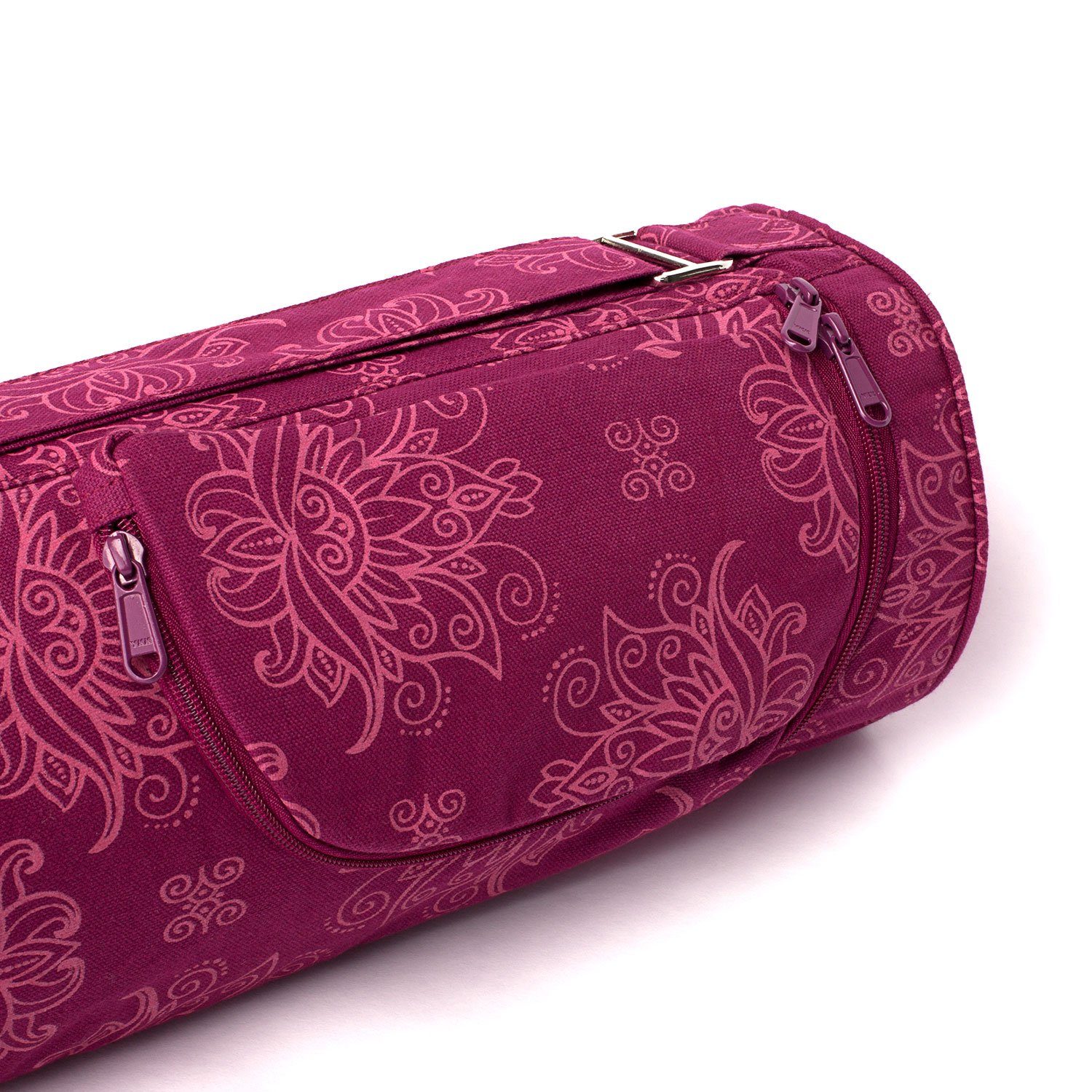 bodhi Yogatasche Yogatasche ASANA BAG COTTON 60 cm, Lotus, berry – Bild 4 von 5