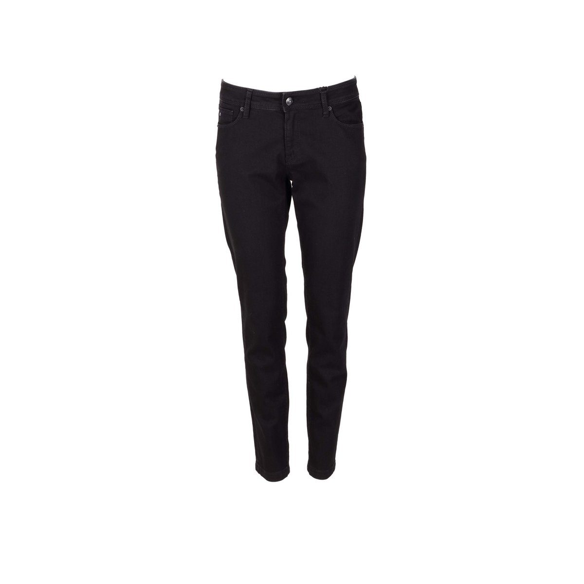 Raffaello Rossi Slim-fit-Jeans schwarz regular (1-tlg)