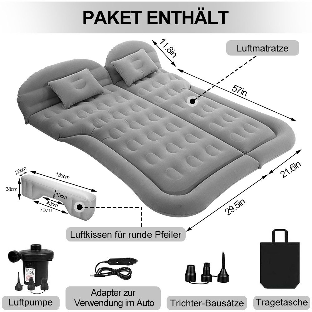 ZEUOPQ Luftsessel Aufblasbare Luftbetten Auto-Matratze für günstig online kaufen