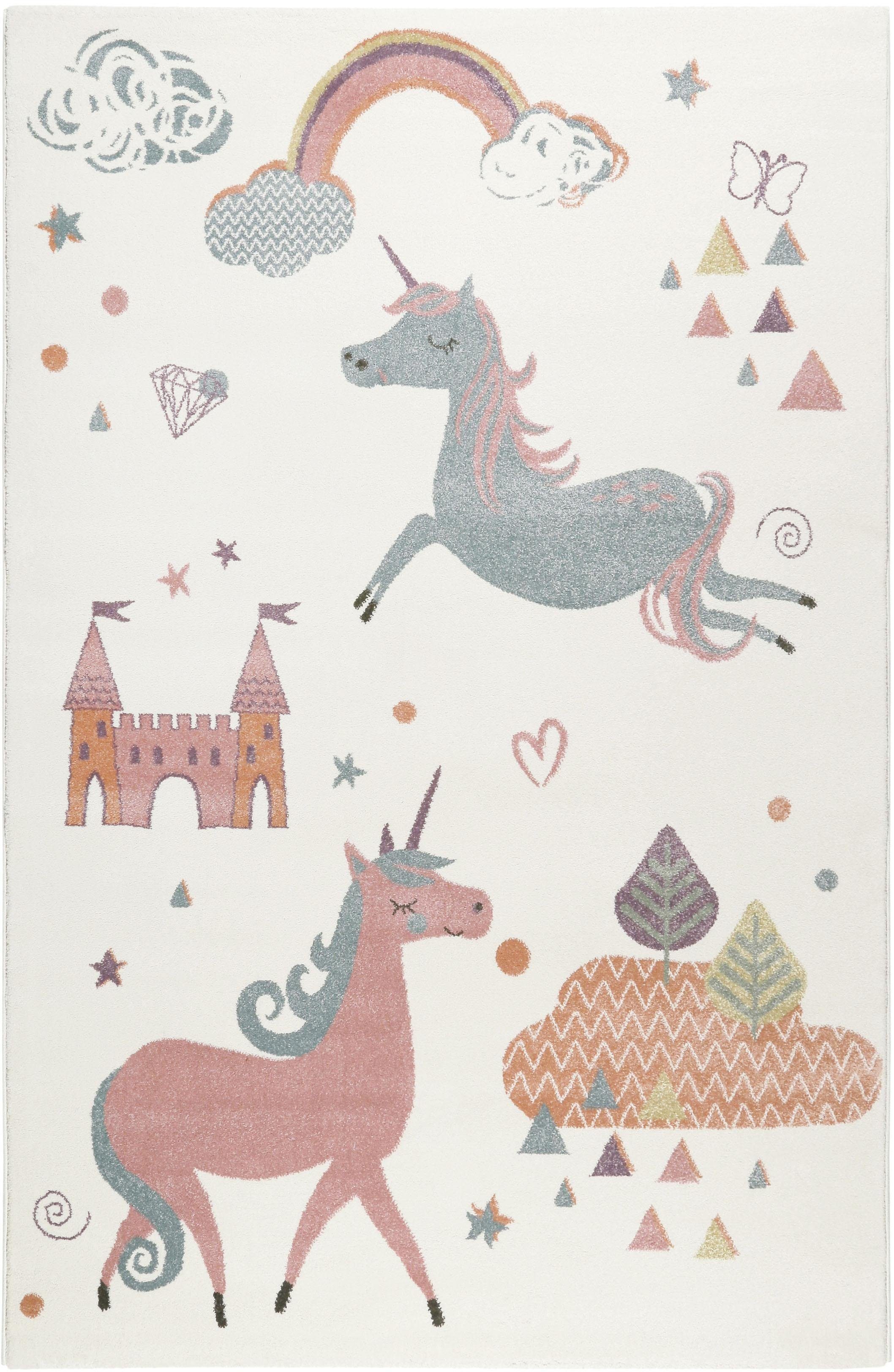 Esprit Kinderteppich Sunny Unicorn ESP-21974, rechteckig, günstig online kaufen