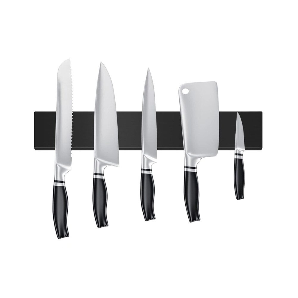 TUWENA Wand-Magnet Messer-Leiste Magnetleiste Messer, 40cm/50cm Edelstahl Messerhalter Wand Magnetisch, Ohne Bohren, Magnetleiste Selbstklebend für Utensilien & Werkzeuge