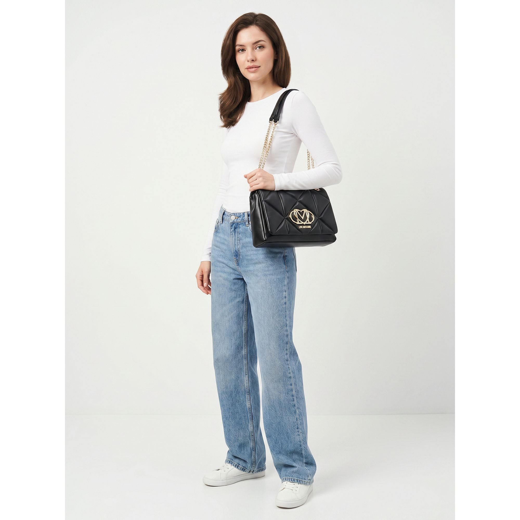 LOVE MOSCHINO Schultertasche, Polyurethan