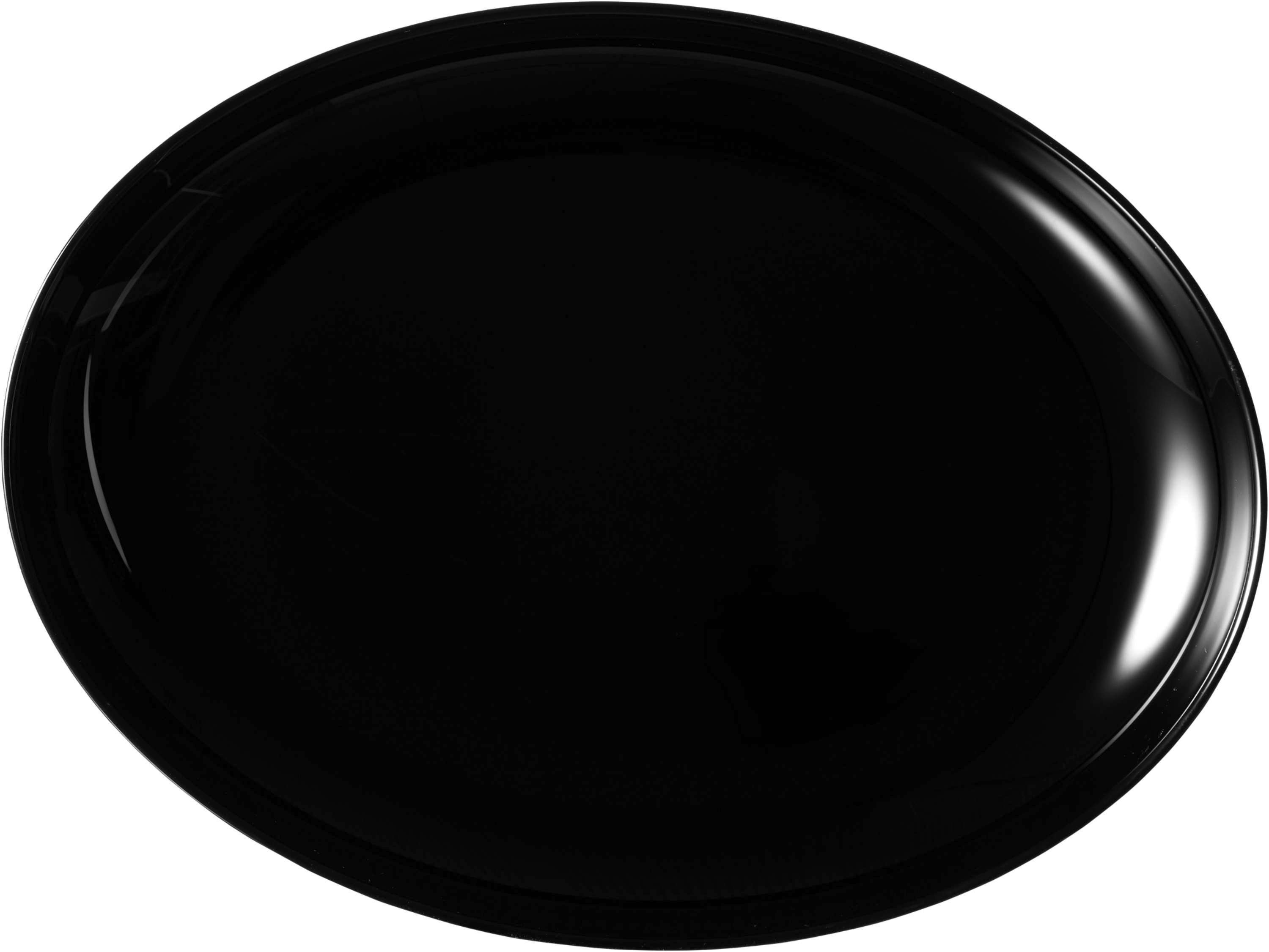 Breker oval schwarz Platte 4Everyday & Servierplatte Ritzenhoff cm 34