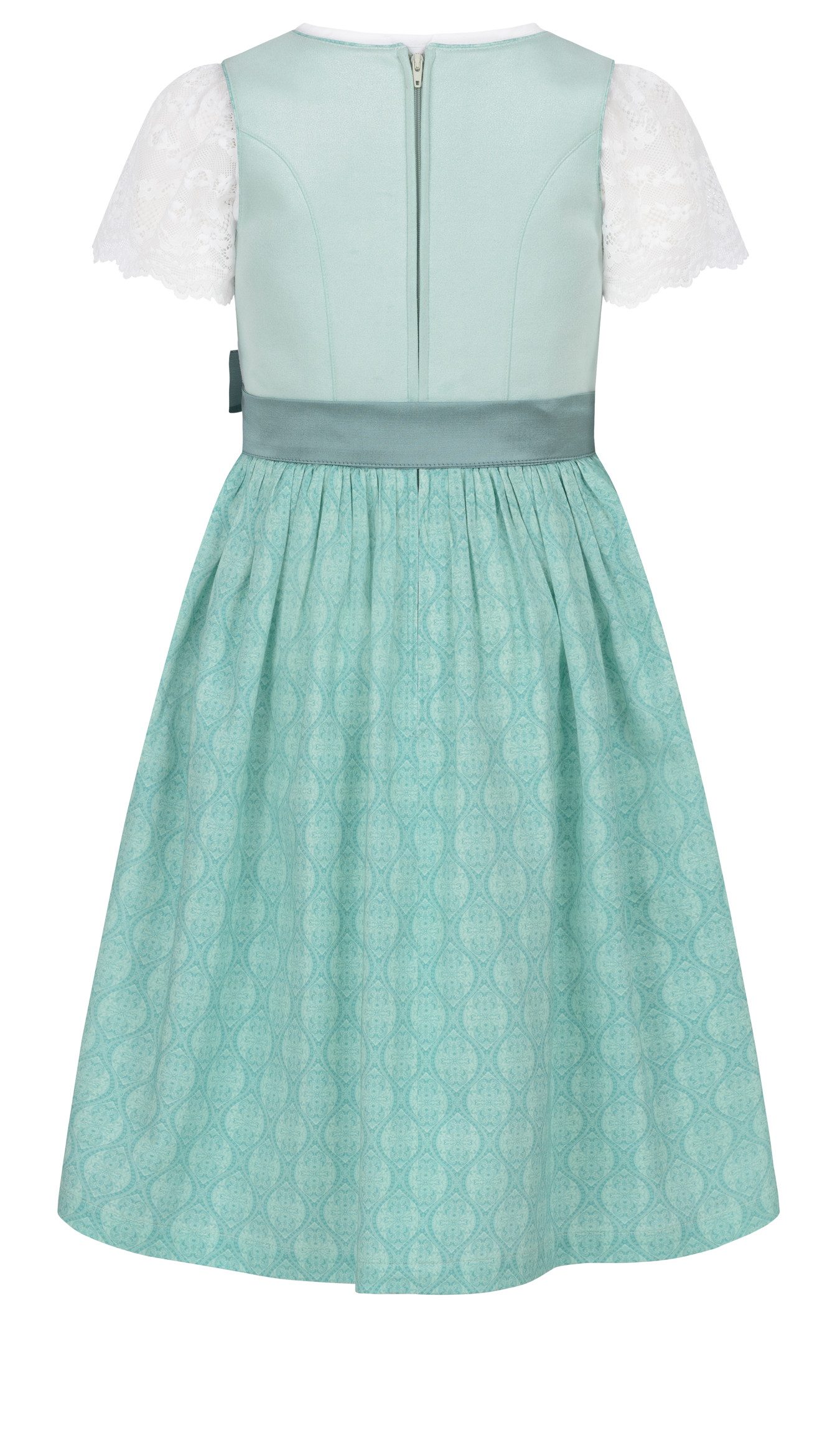Nübler Dirndl Kinderdirndl Gundi in Aqua von Nübler - Rocklänge knielang