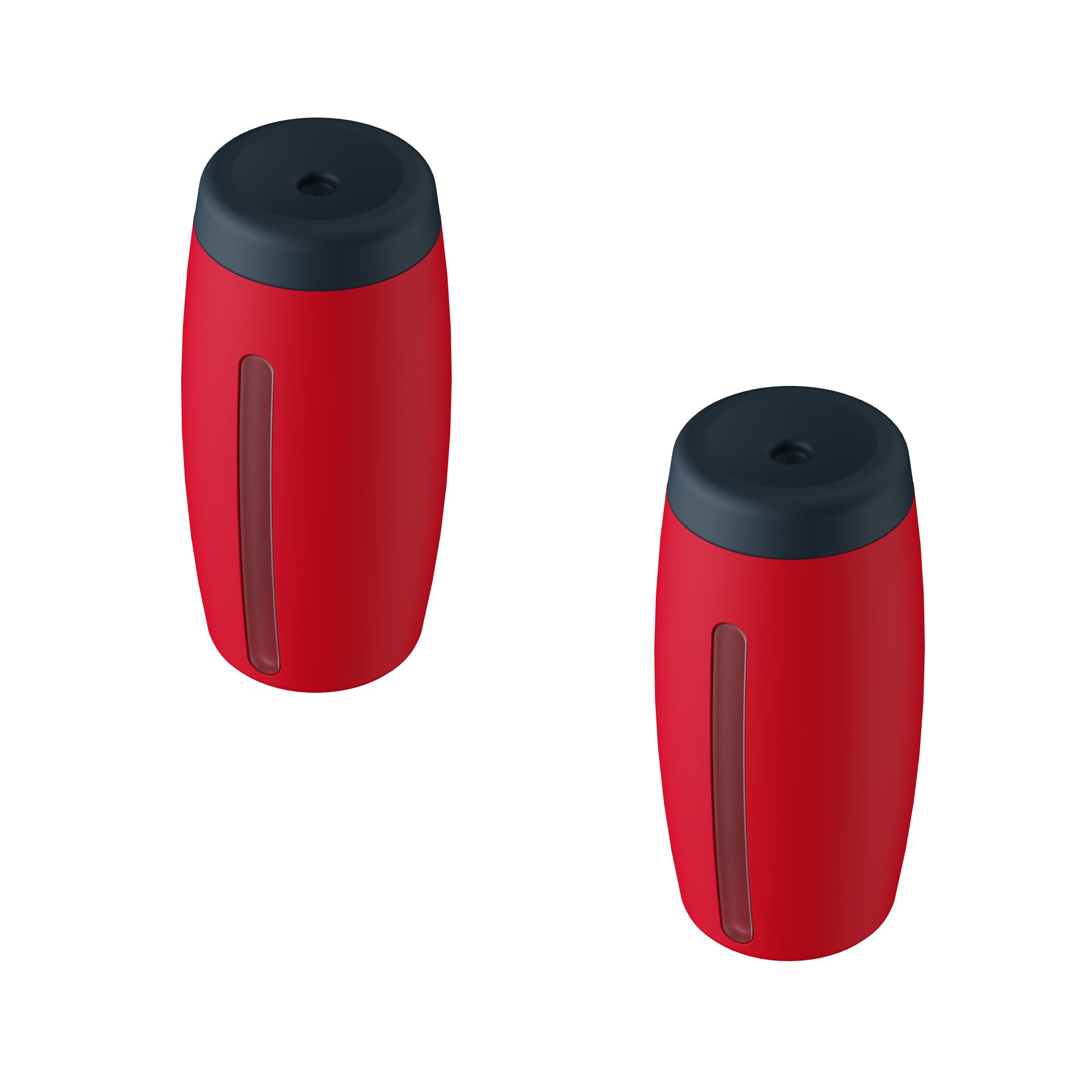 Kochblume Kochbesteck-Set Dosierspender mit Sichtfenster - 2-tlg. - rot