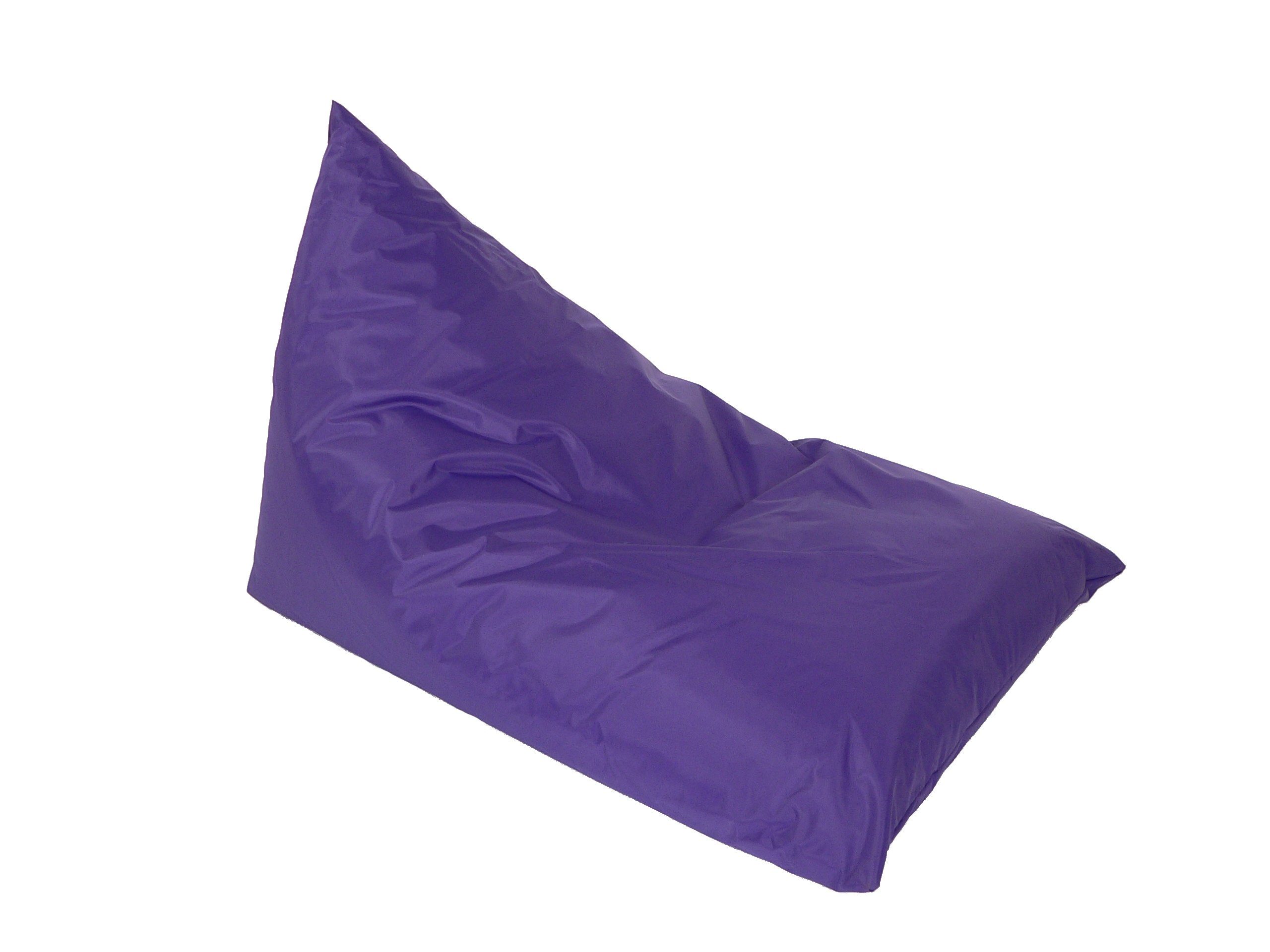 Licardo Sitzsack Sitzsack Chillkissen Nylon purple 100/140 cm (1 St)