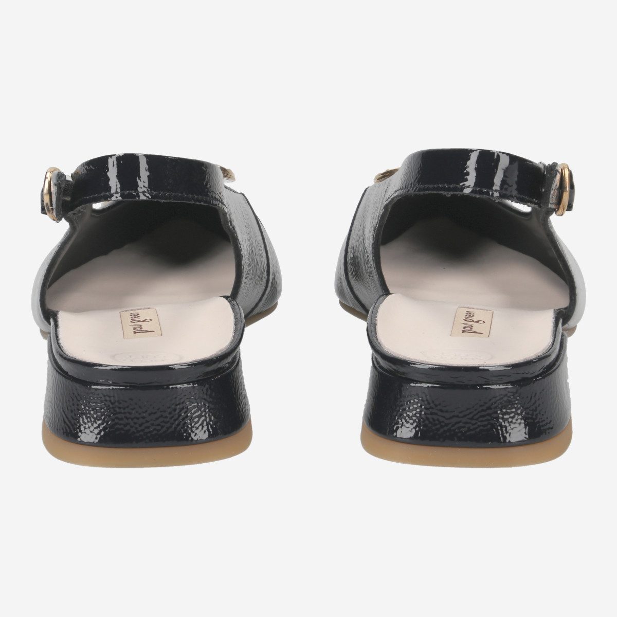 Paul Green Paul Green 6091-035, Peeptoes & Slingpumps, Schwarzblau, Damen Peeptoepumps