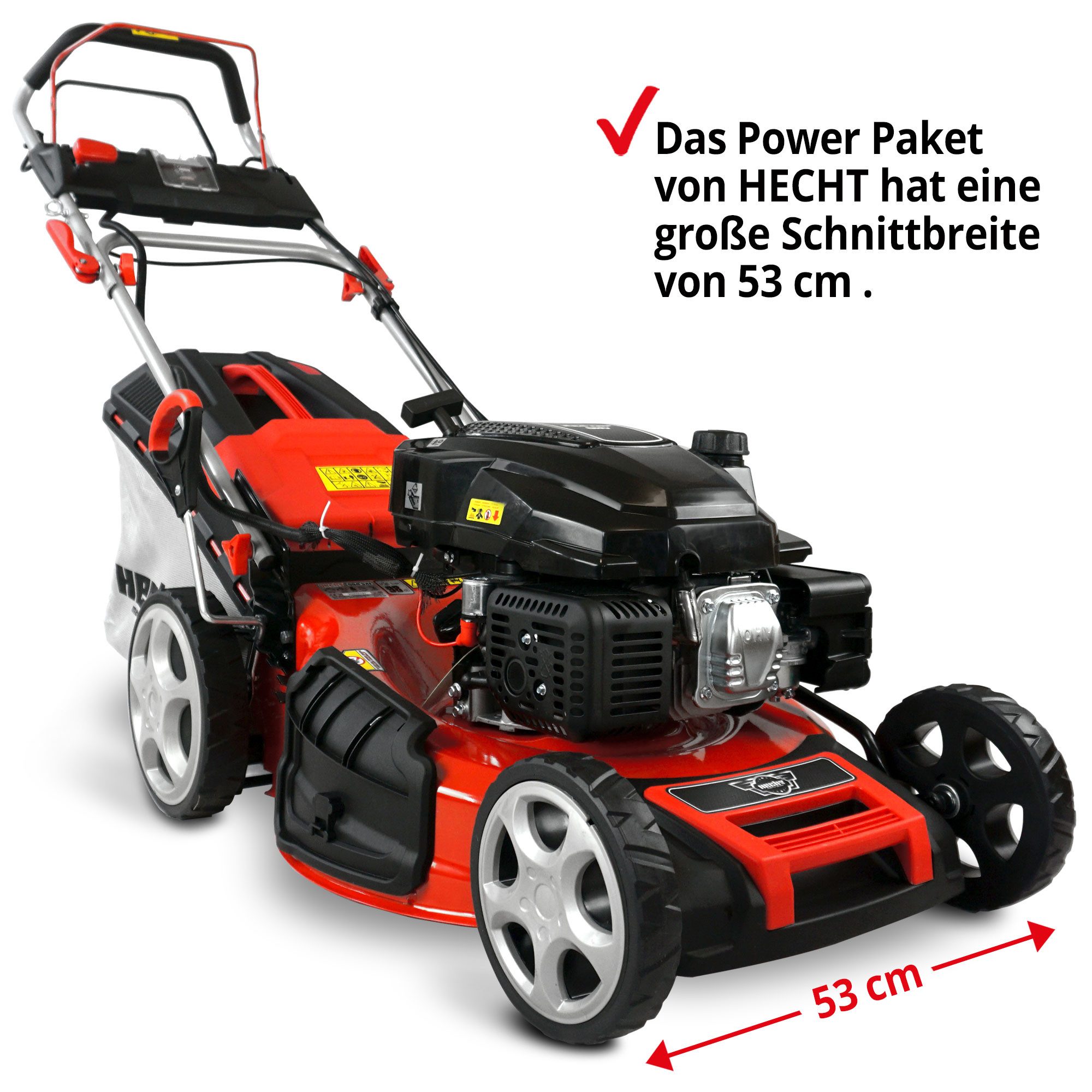 Hecht Benzinrasenmäher 554 SXE 5in1 mit günstig online kaufen