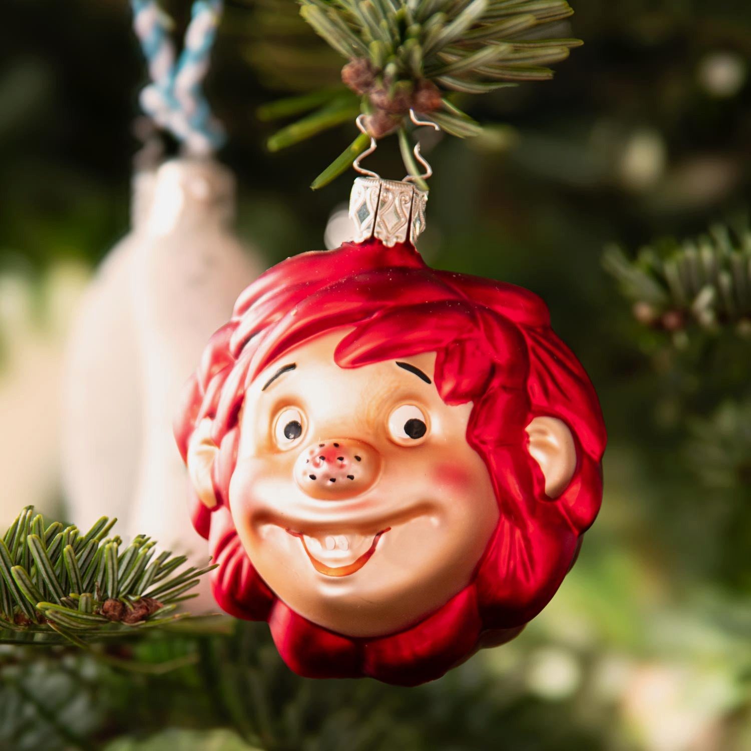 Bavariashop Weihnachtsbaumkugel ®Pumuckl Weihnachtskugel • Mundgeblasener günstig online kaufen