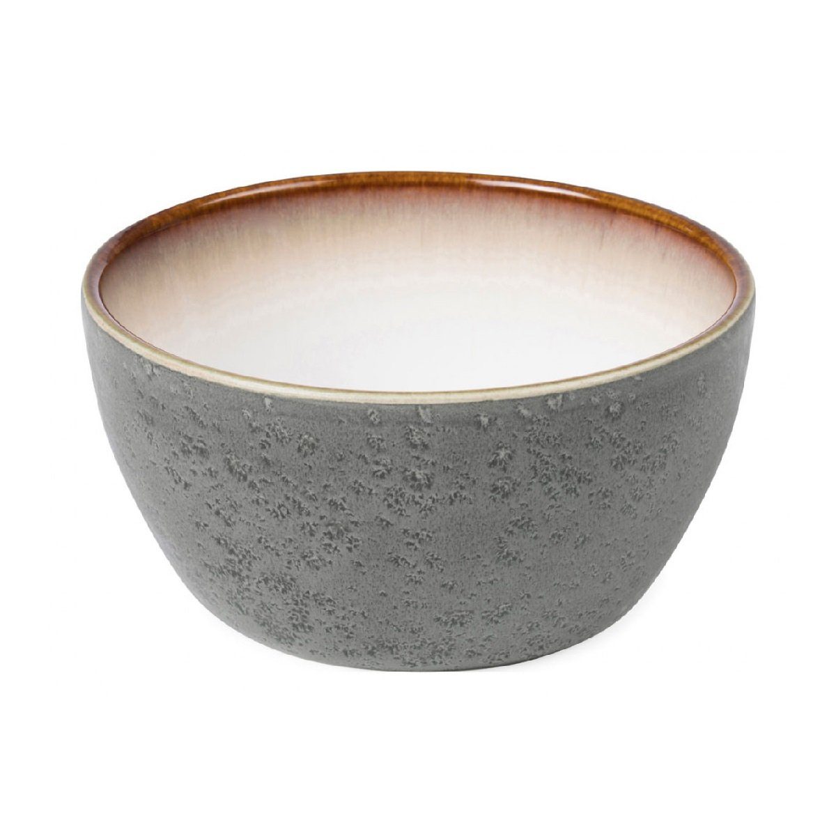 Bitz Schüssel Gastro grey / cream, Steinzeug, d: 12 cm / h: 6 cm