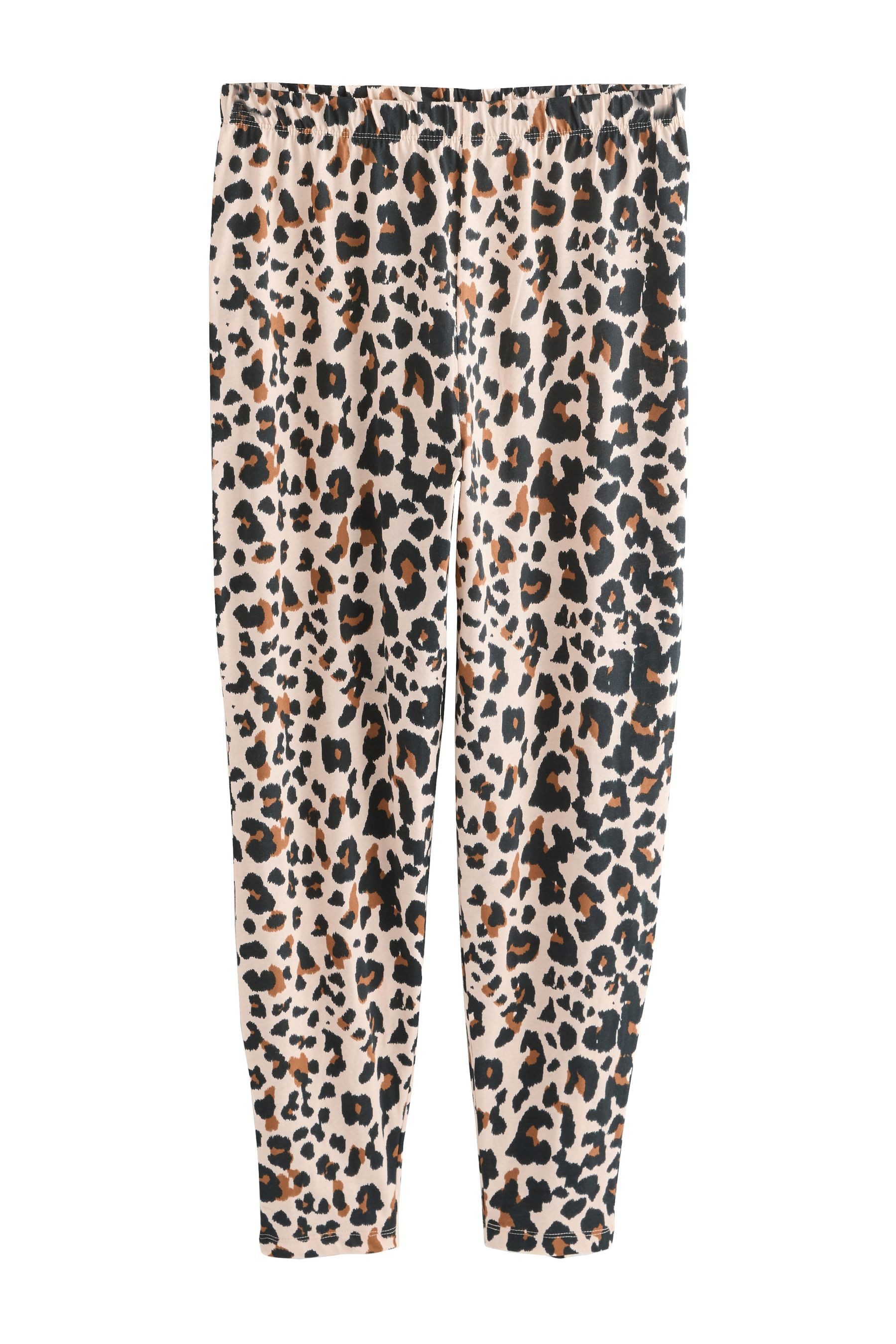 Next Pyjama Schlafanzug mit Leopardenmotiv (2 tlg)