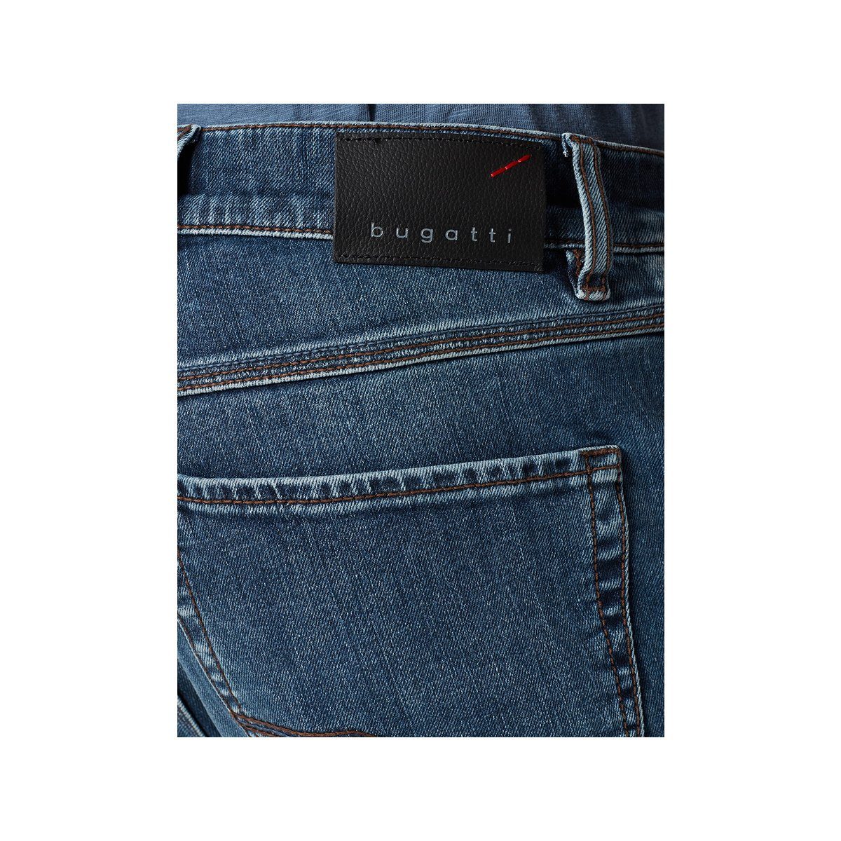 blau (1-tlg) bugatti 5-Pocket-Jeans