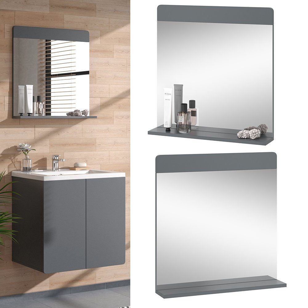 Vicco Badspiegel Izan, Grau, 60 x günstig online kaufen