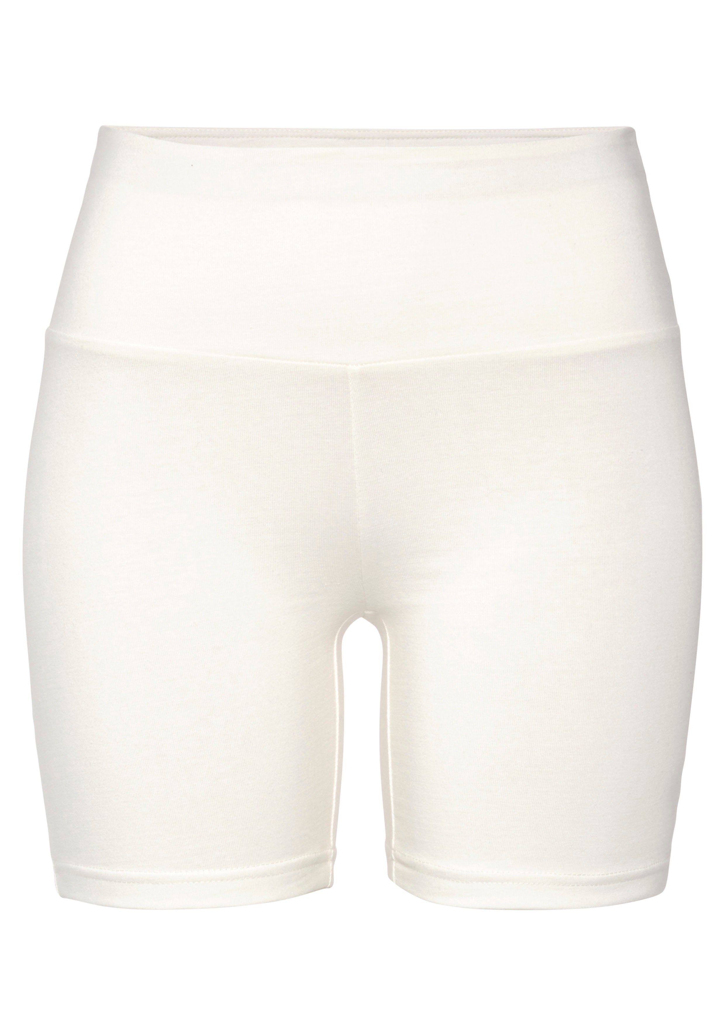 LASCANA Shorts mit breitem Bündchen und günstig online kaufen