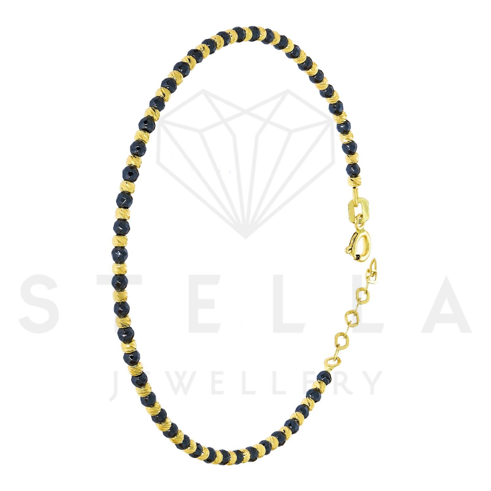 Stella-Jewellery Goldarmband Onyx Armband mit 585er günstig online kaufen