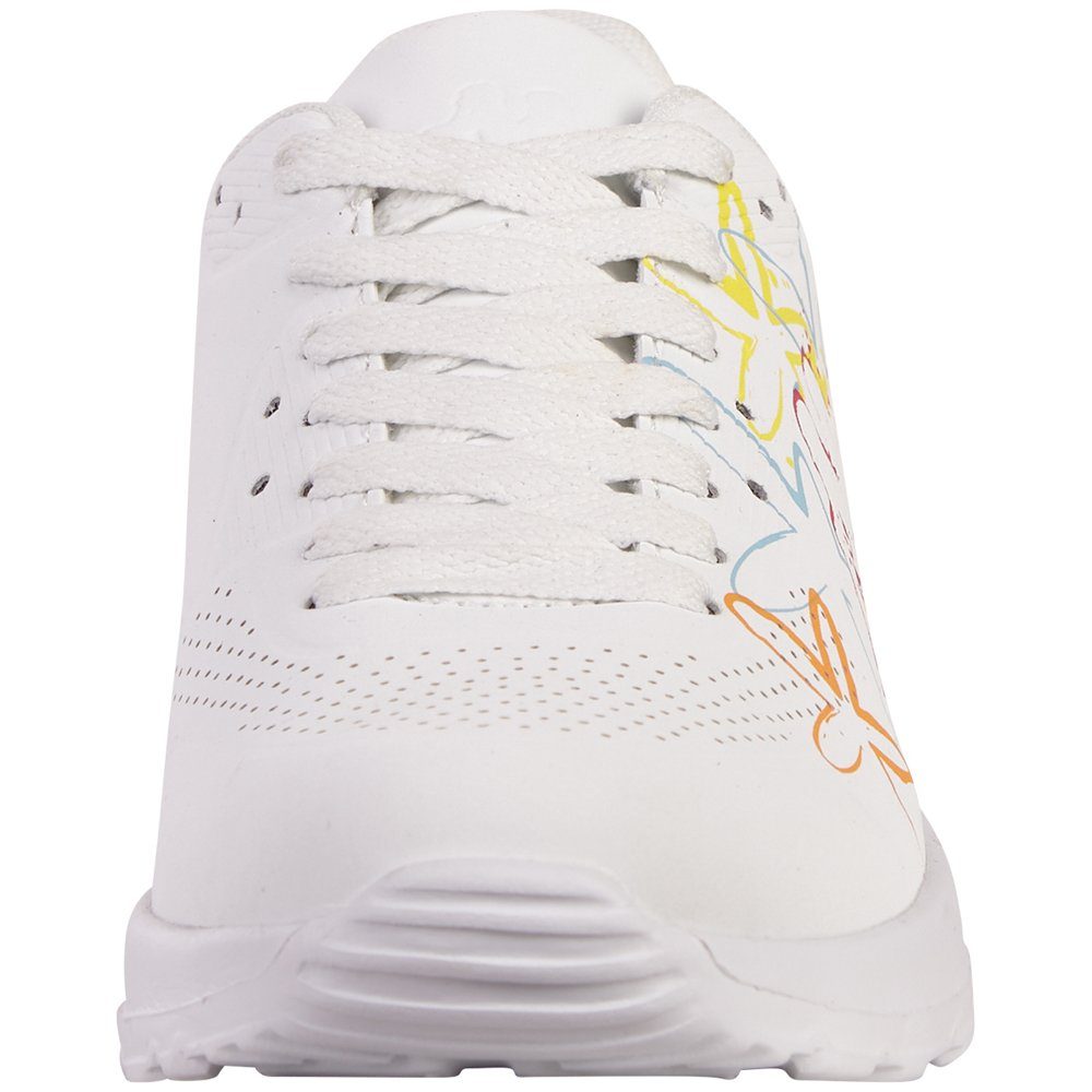 Kappa farbenfrohem - white-multi Print Sneaker mit