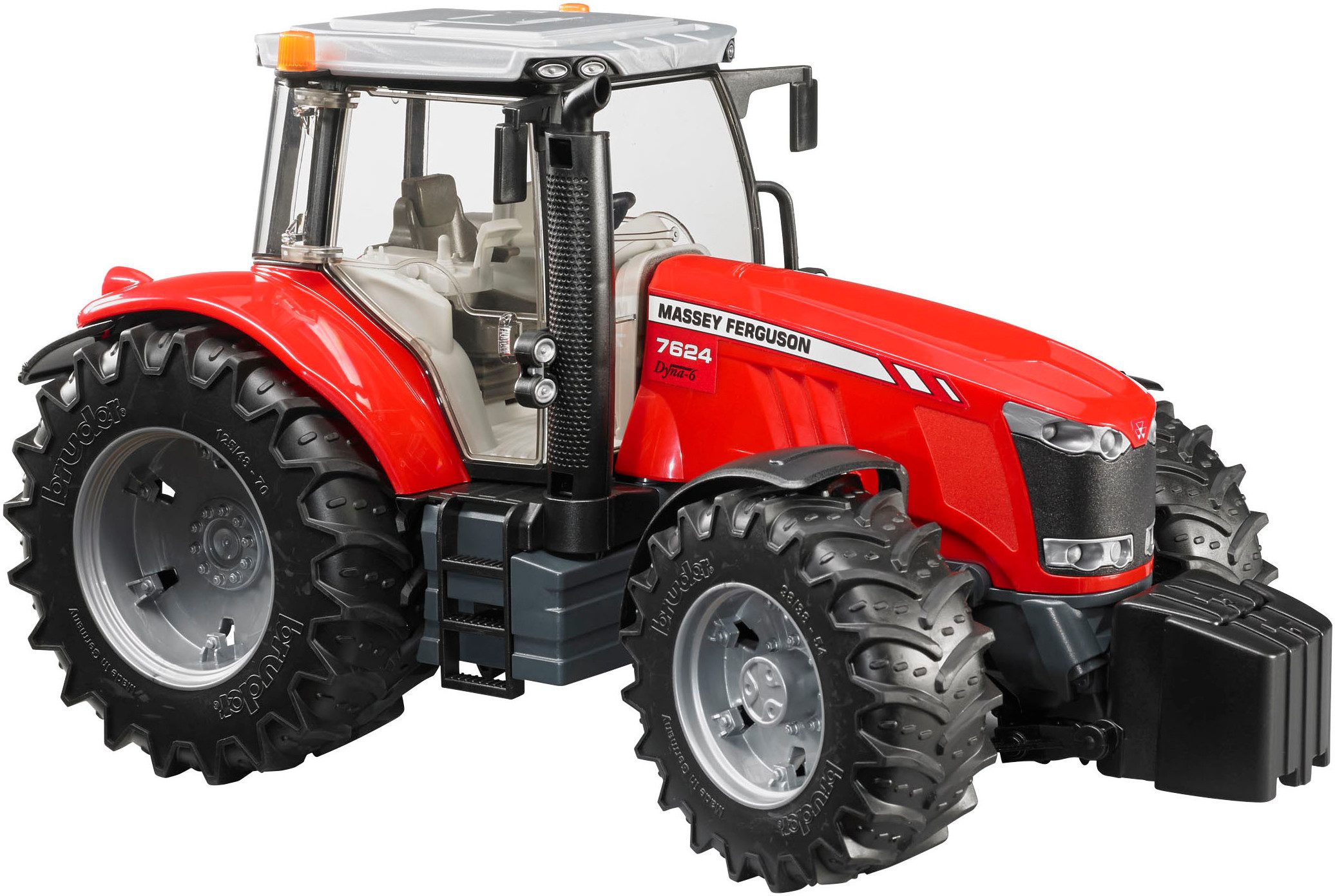 Bruder® Spielzeug-Traktor Massey Ferguson 7600 34 cm (03046), Made in Europe