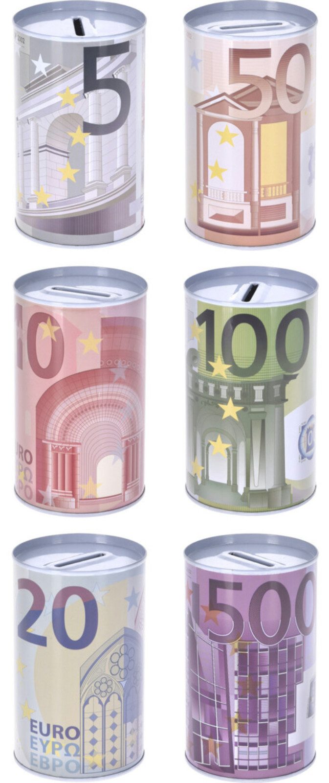 Koopman Spardose Mehrfarbig, (6-tlg), Sammelsorium, Sparchallenge, günstig online kaufen