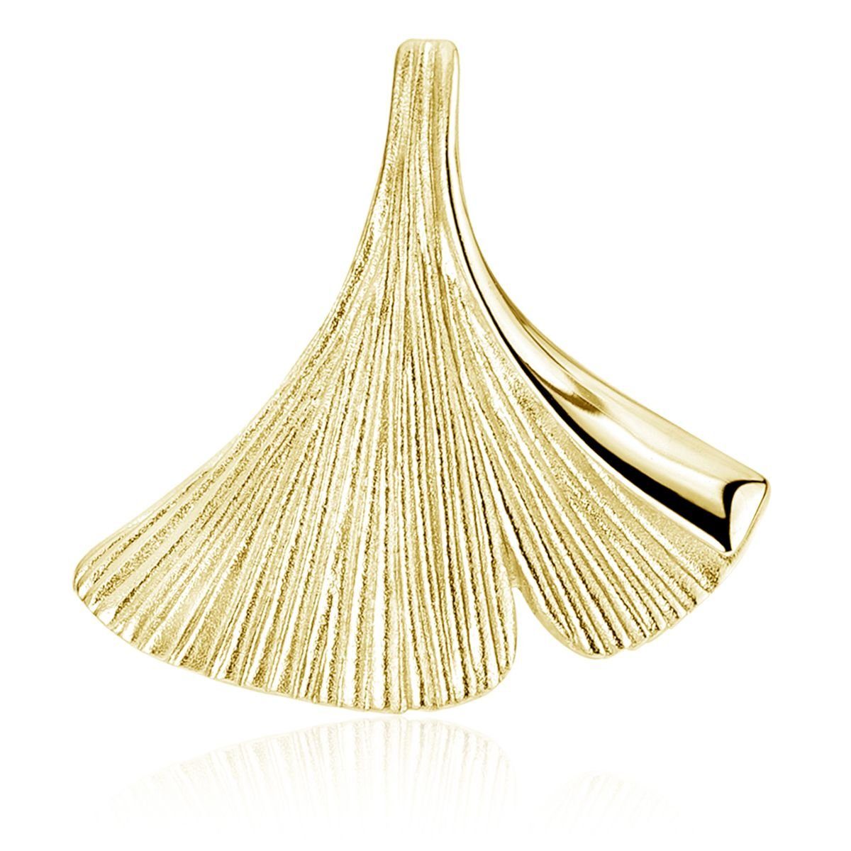 Materia Kettenanhänger Gingko / Gingkoblatt Gold günstig online kaufen
