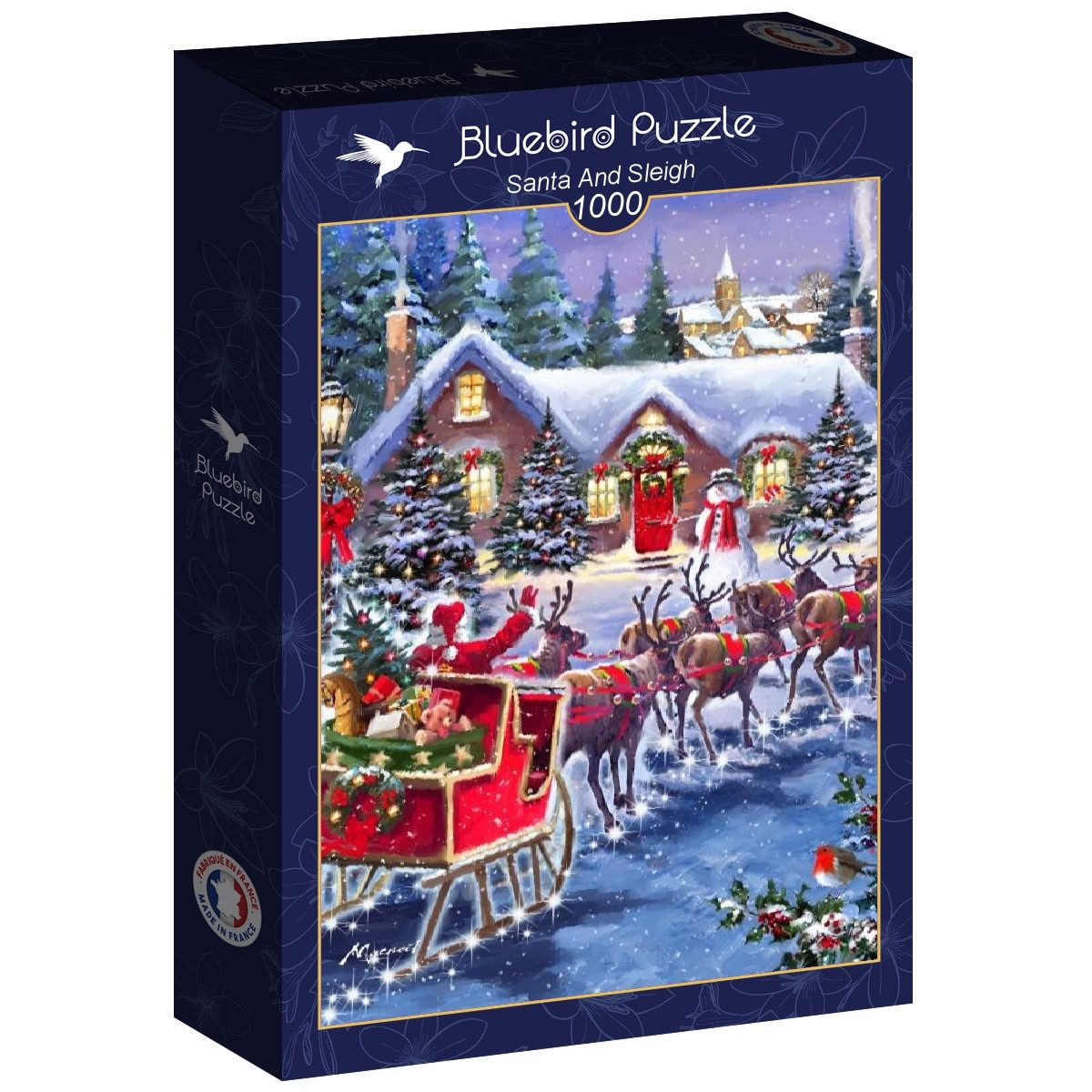 Bluebird Puzzle Puzzle Santa And Sleigh, Puzzleteile